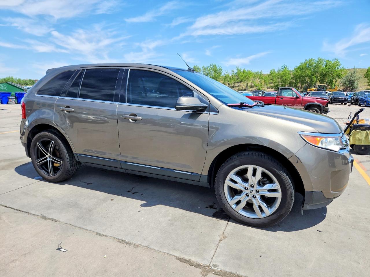 2013 Ford Edge Limited Tan vin: 2FMDK3KC4DBA85350