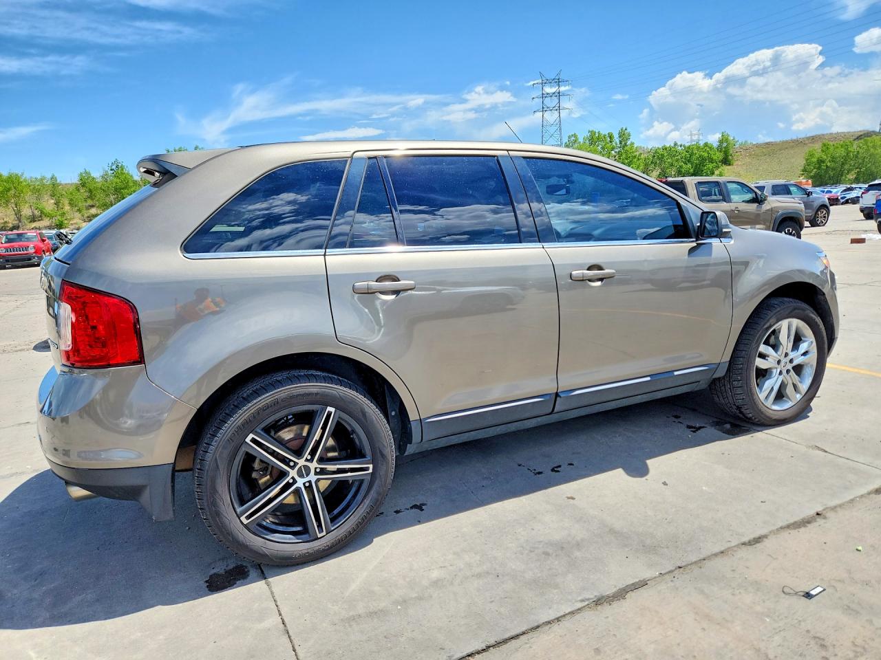 2013 Ford Edge Limited Tan vin: 2FMDK3KC4DBA85350