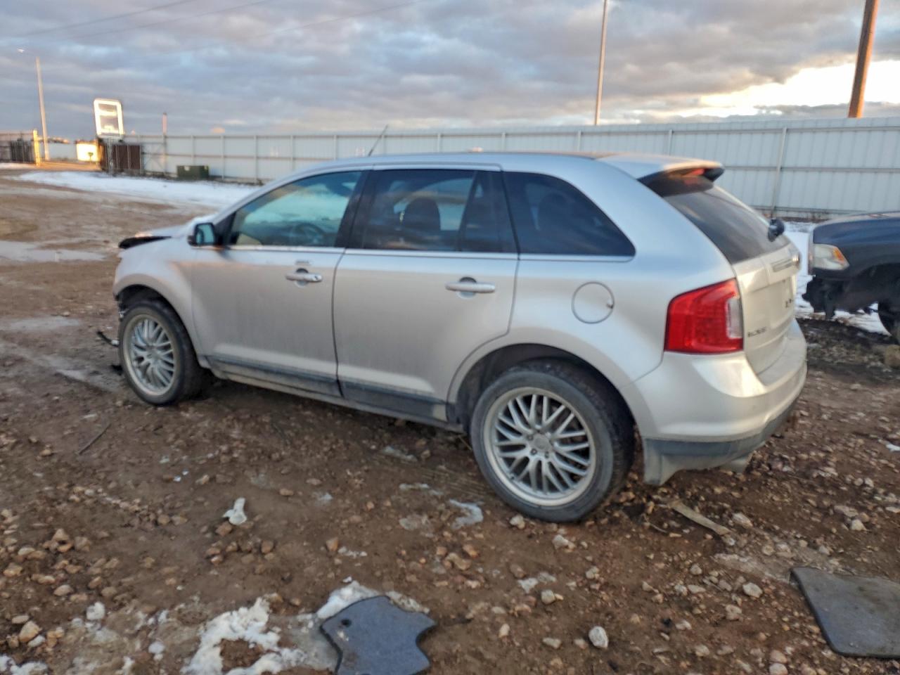 2013 Ford Edge Limited Silver vin: 2FMDK3KC4DBB06701