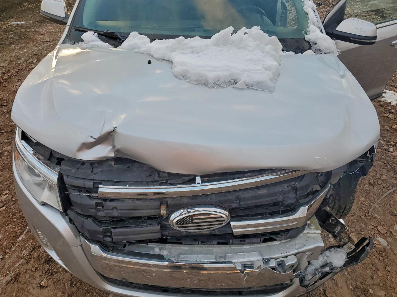 2013 Ford Edge Limited Silver vin: 2FMDK3KC4DBB06701