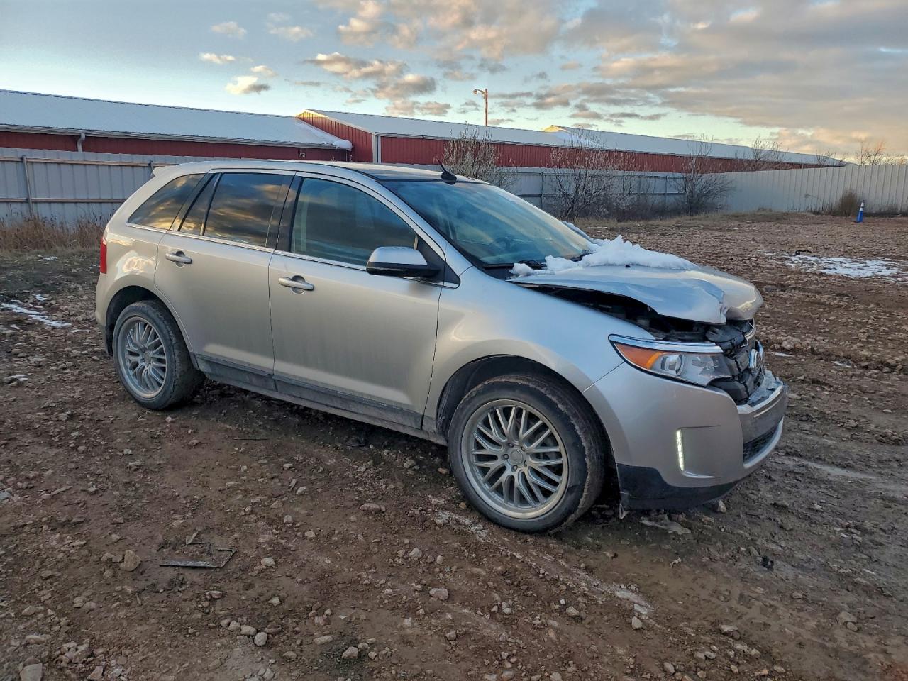 2013 Ford Edge Limited Silver vin: 2FMDK3KC4DBB06701