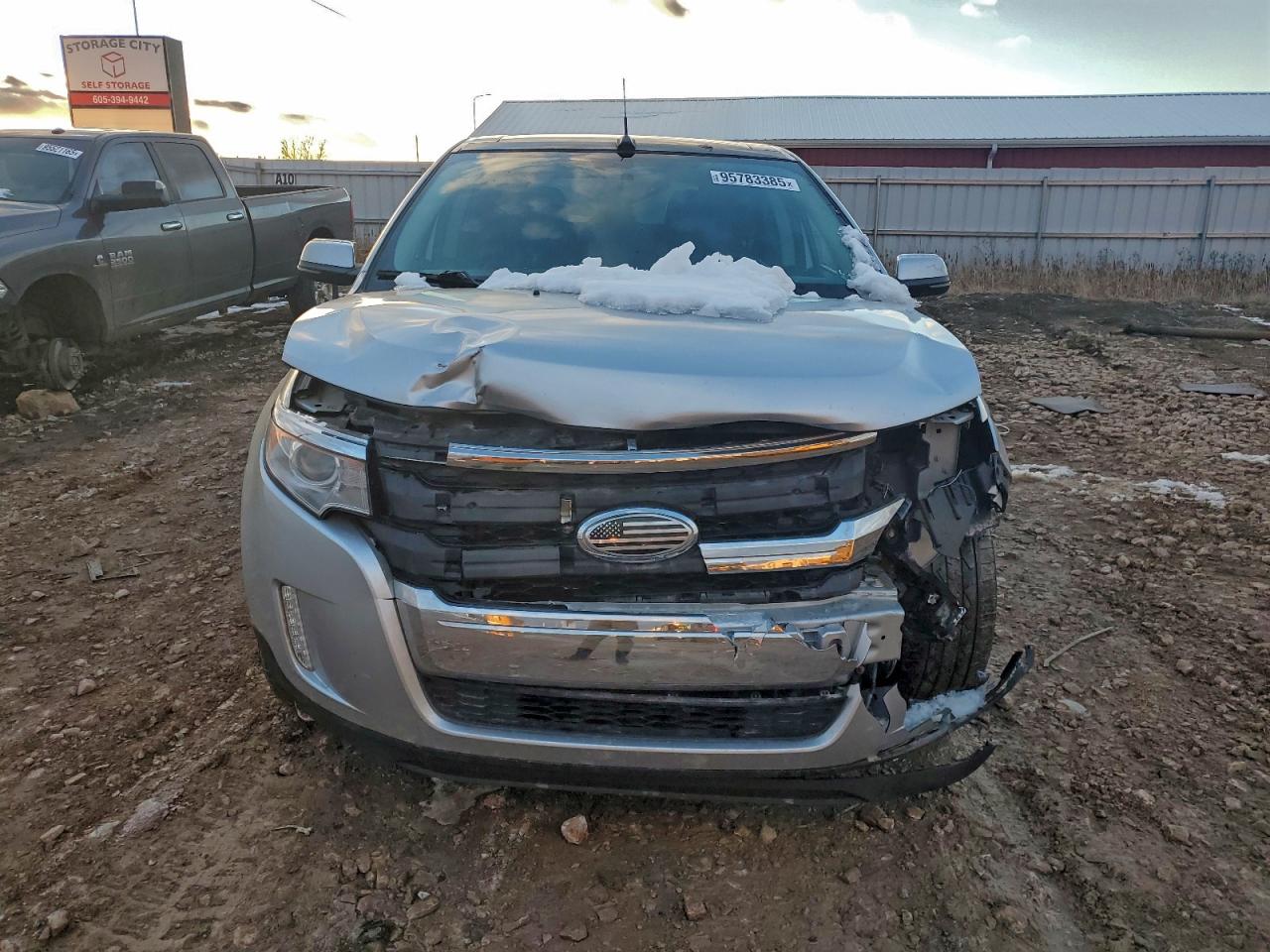 2013 Ford Edge Limited Silver vin: 2FMDK3KC4DBB06701