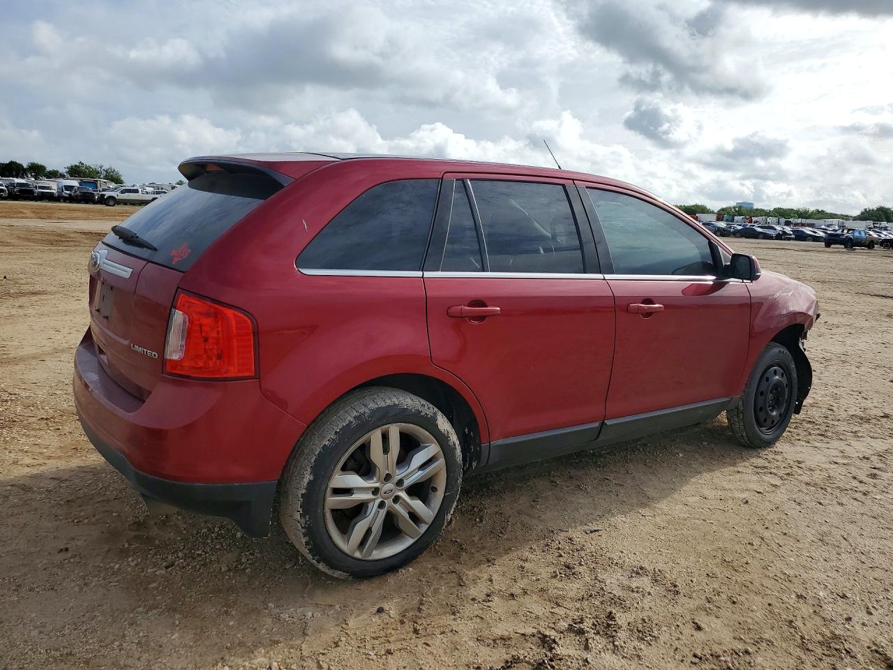 2013 Ford Edge Limited Red vin: 2FMDK3KC4DBB21294
