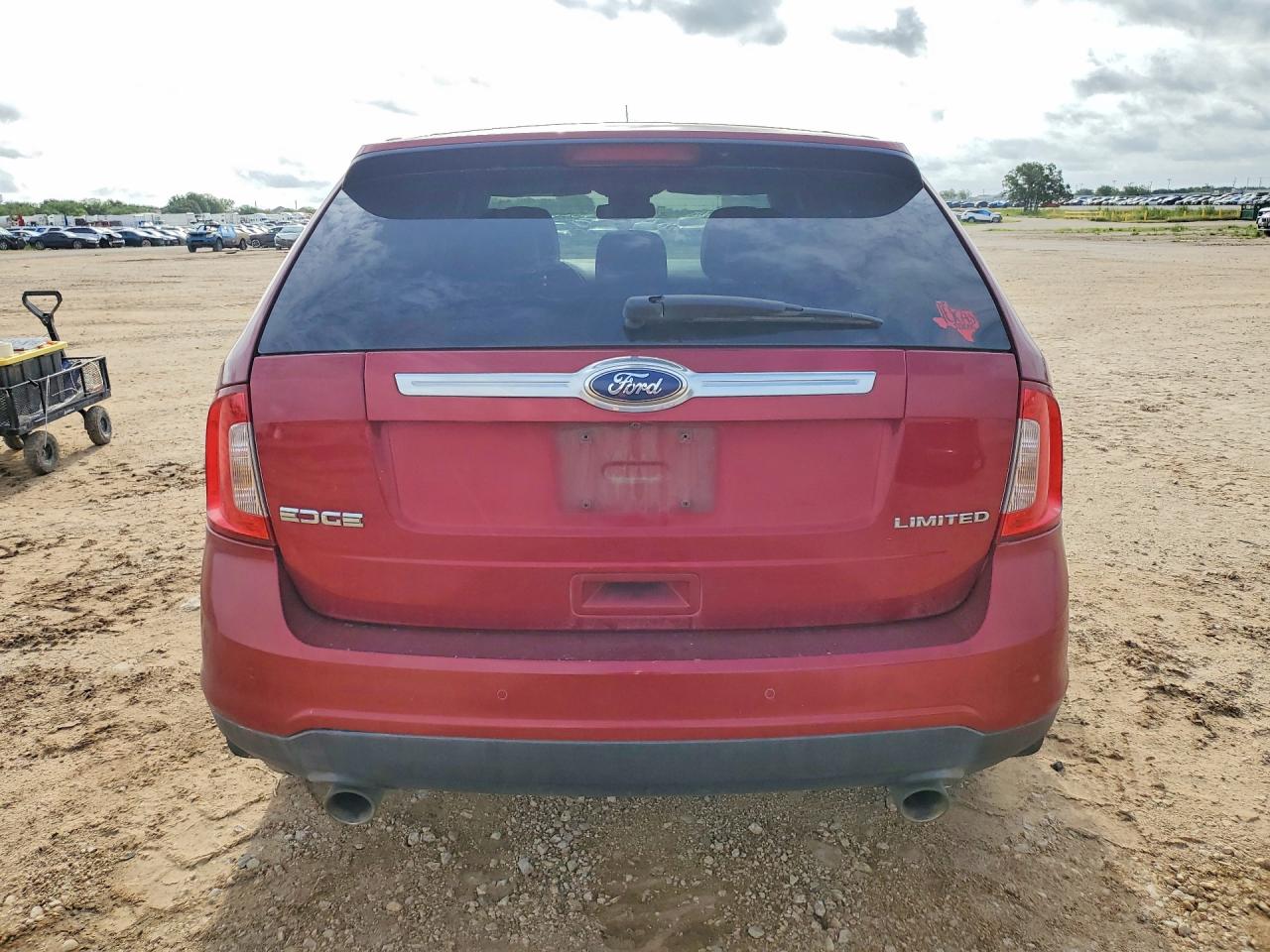 2013 Ford Edge Limited Red vin: 2FMDK3KC4DBB21294