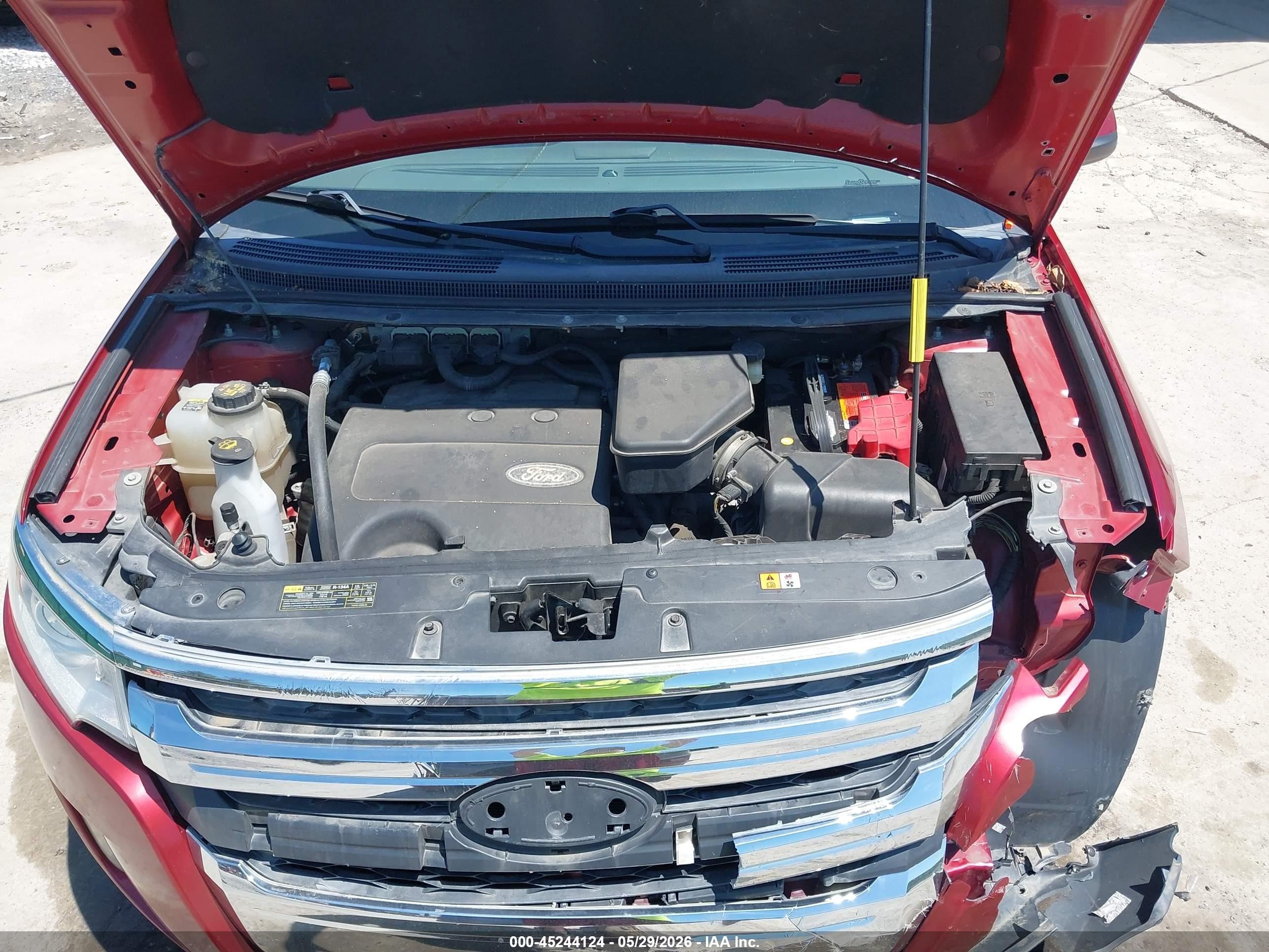 2013 Ford Edge Limited Red vin: 2FMDK3KC4DBB69538
