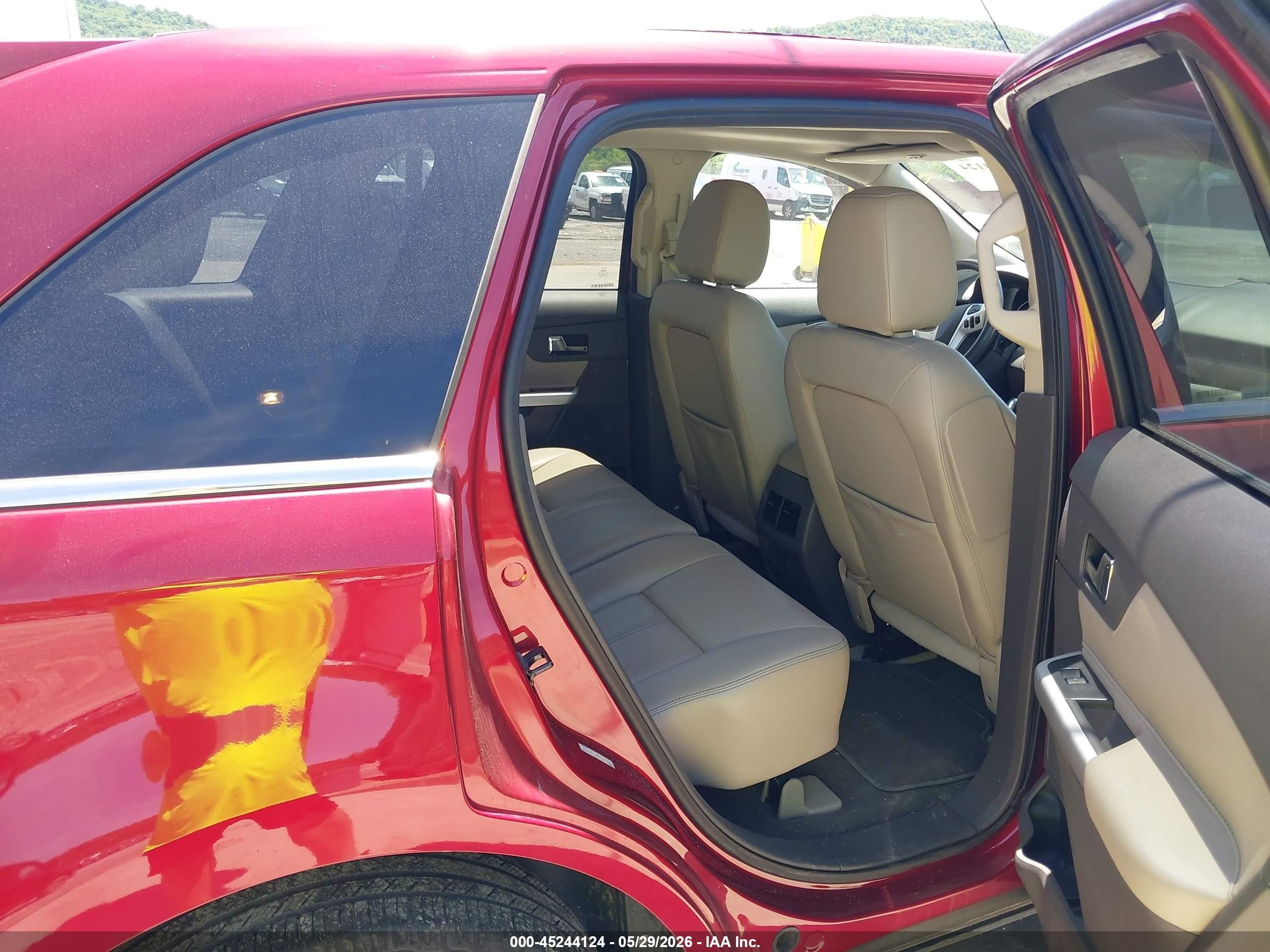 2013 Ford Edge Limited Red vin: 2FMDK3KC4DBB69538