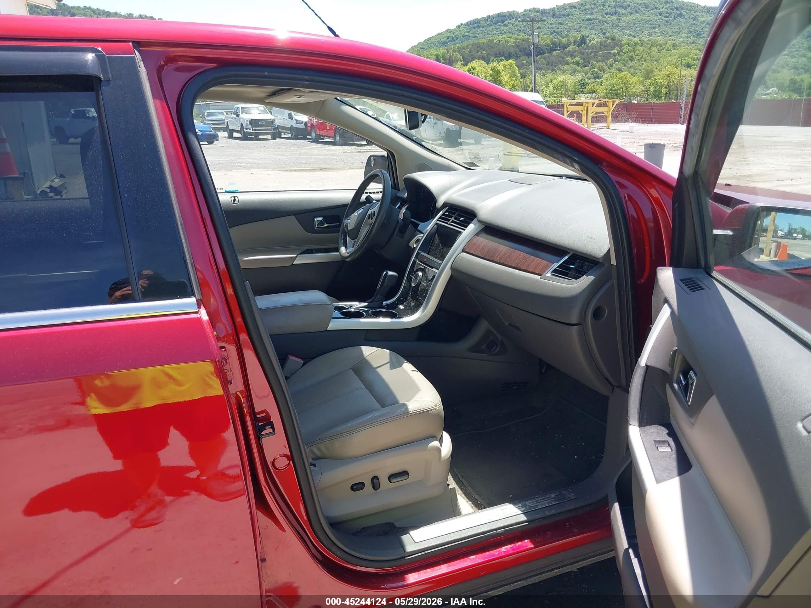 2013 Ford Edge Limited Red vin: 2FMDK3KC4DBB69538