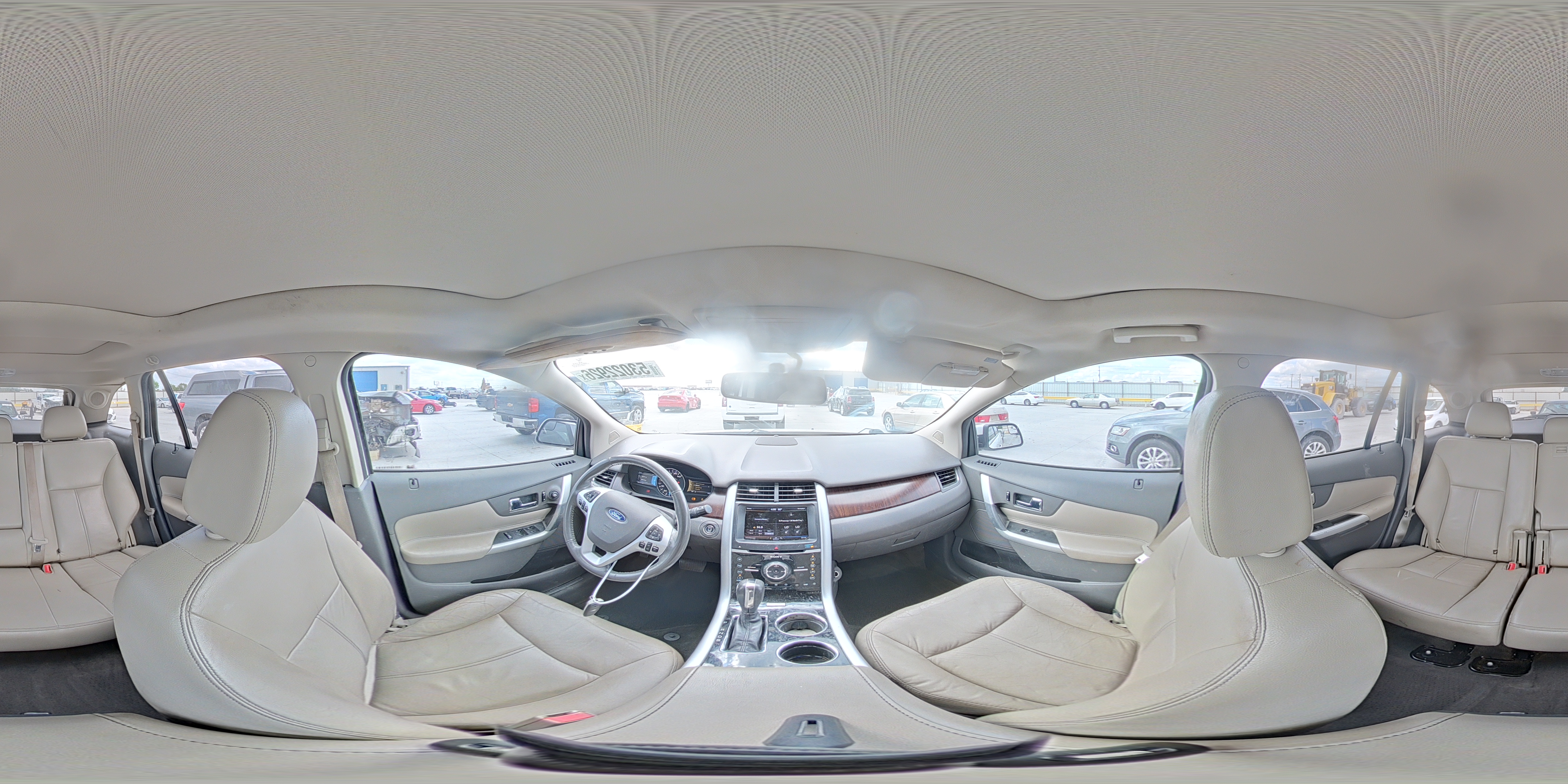 2013 Ford Edge Limited White vin: 2FMDK3KC4DBB74495
