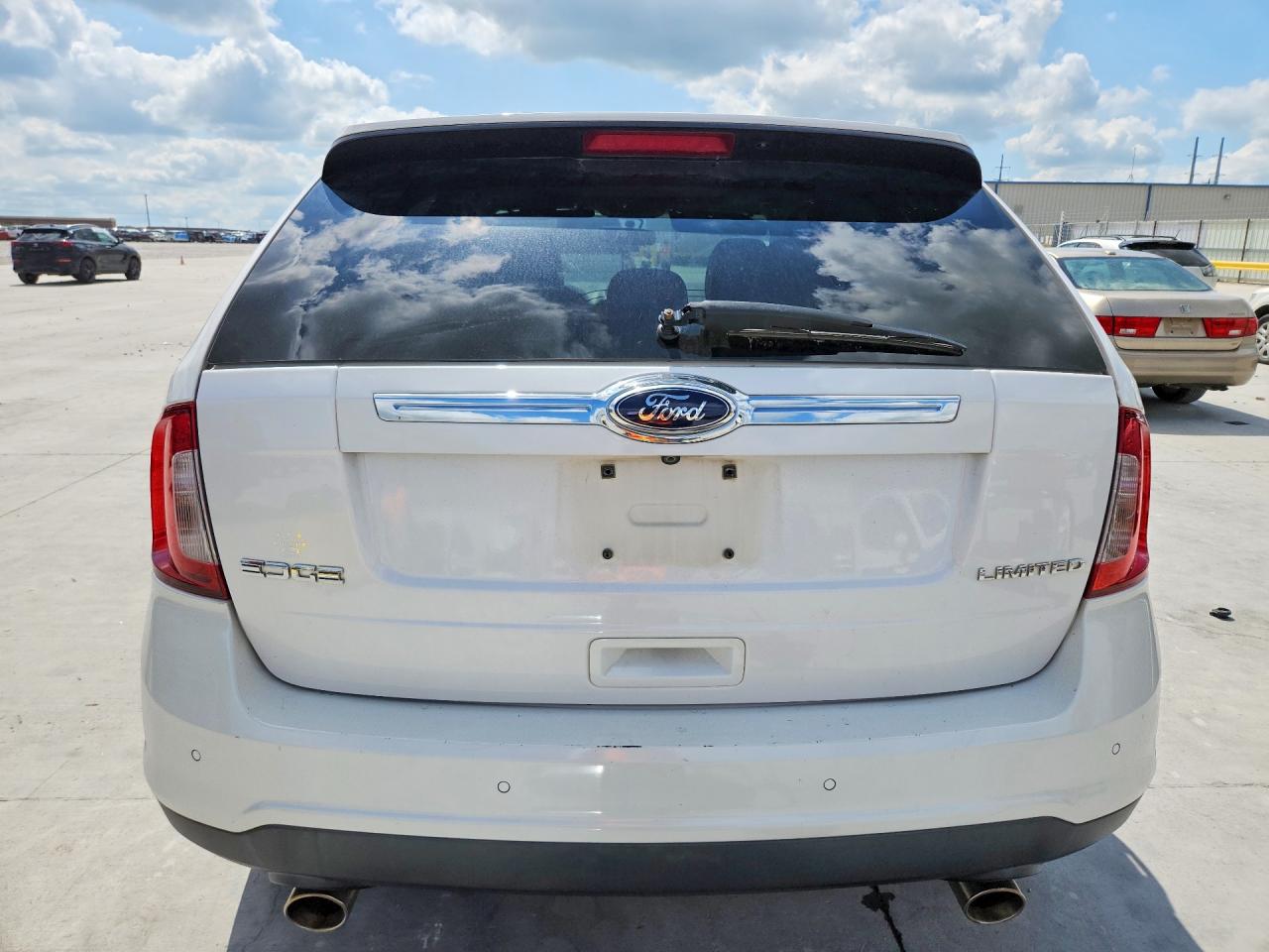 2013 Ford Edge Limited White vin: 2FMDK3KC4DBB74495