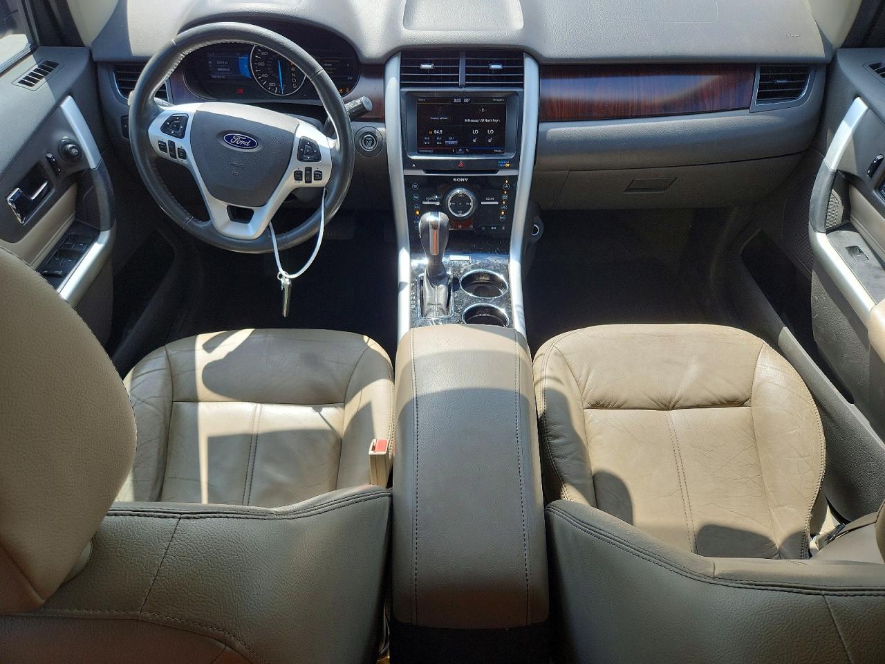2013 Ford Edge Limited White vin: 2FMDK3KC4DBB74495
