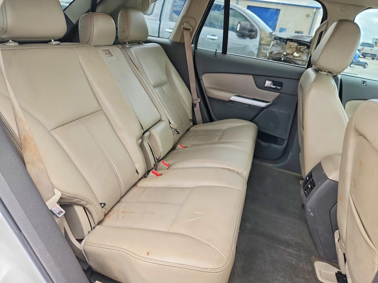 2013 Ford Edge Limited White vin: 2FMDK3KC4DBB74495