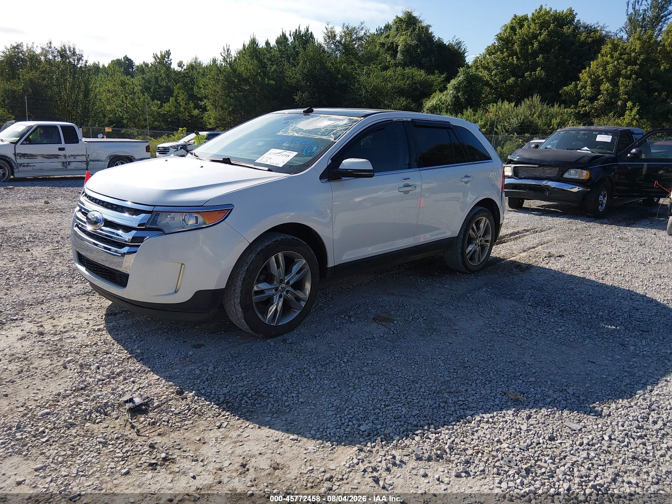 2013 Ford Edge Limited Белый vin: 2FMDK3KC4DBC05289