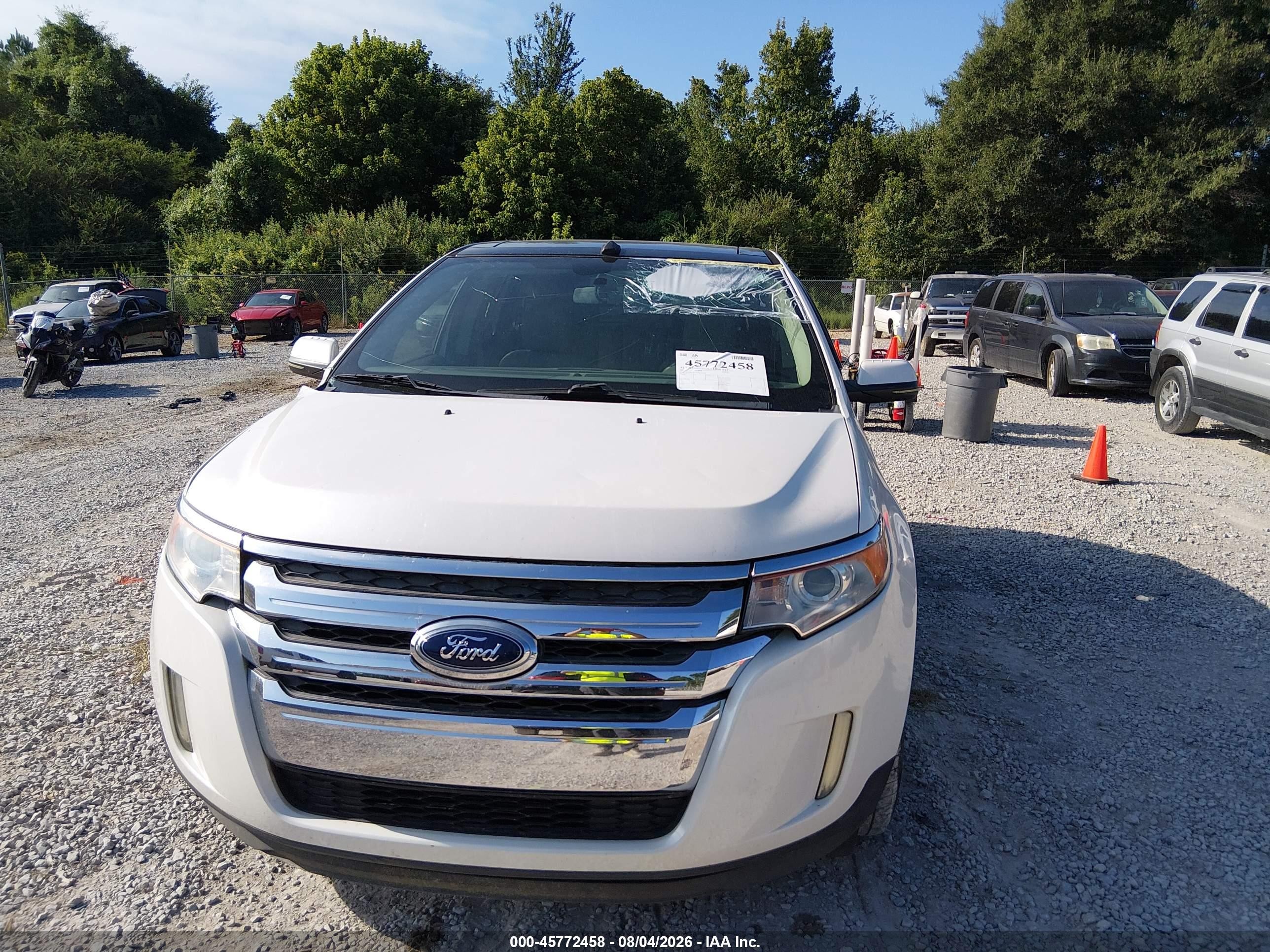 2013 Ford Edge Limited Белый vin: 2FMDK3KC4DBC05289