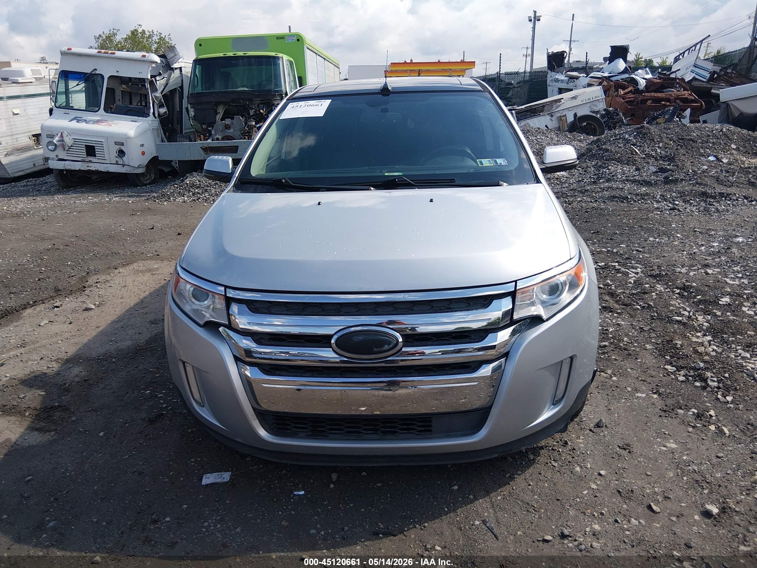 2013 Ford Edge Limited Silver vin: 2FMDK3KC4DBC36834