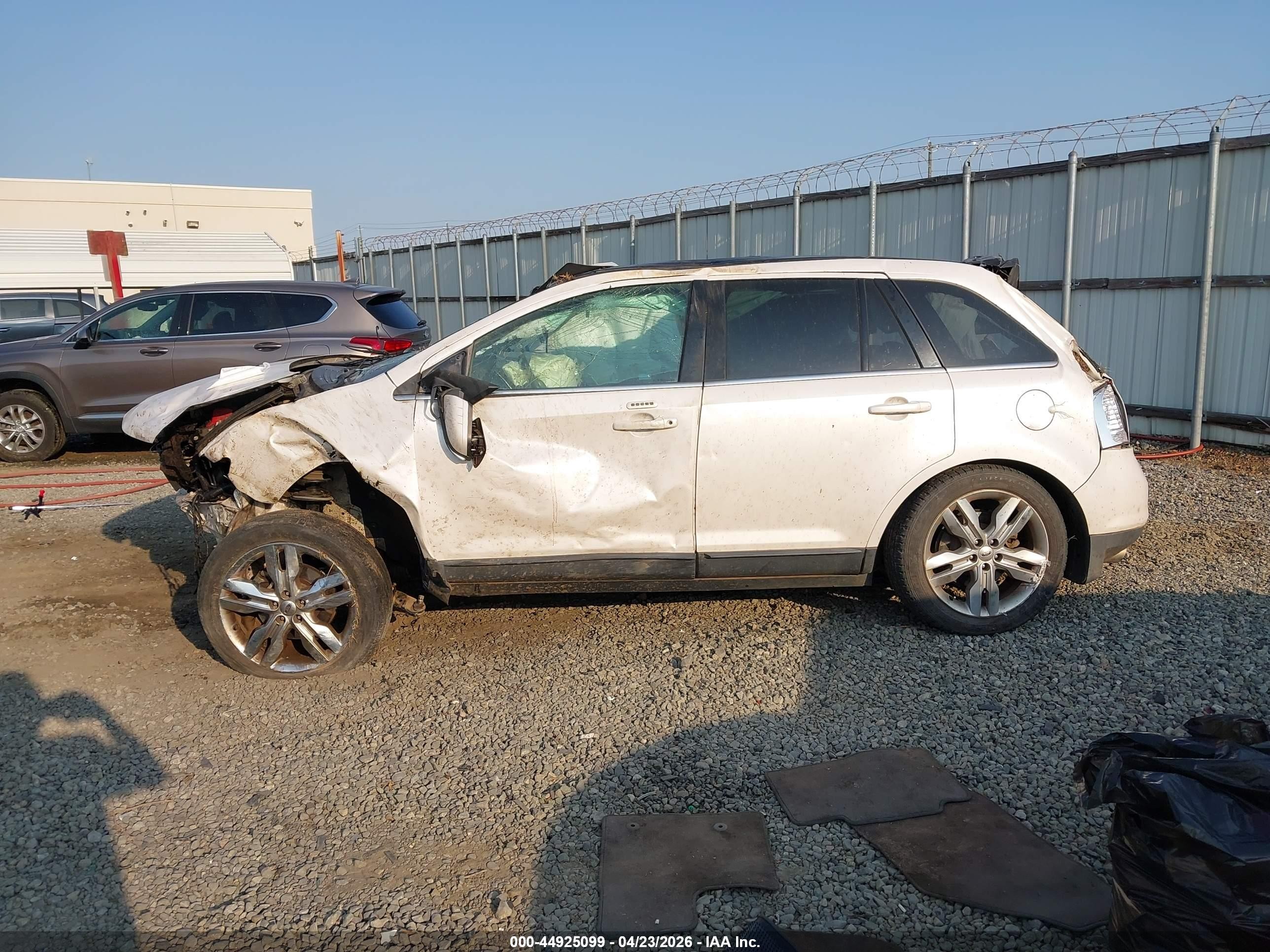 2014 Ford Edge Limited White vin: 2FMDK3KC4EBA32519