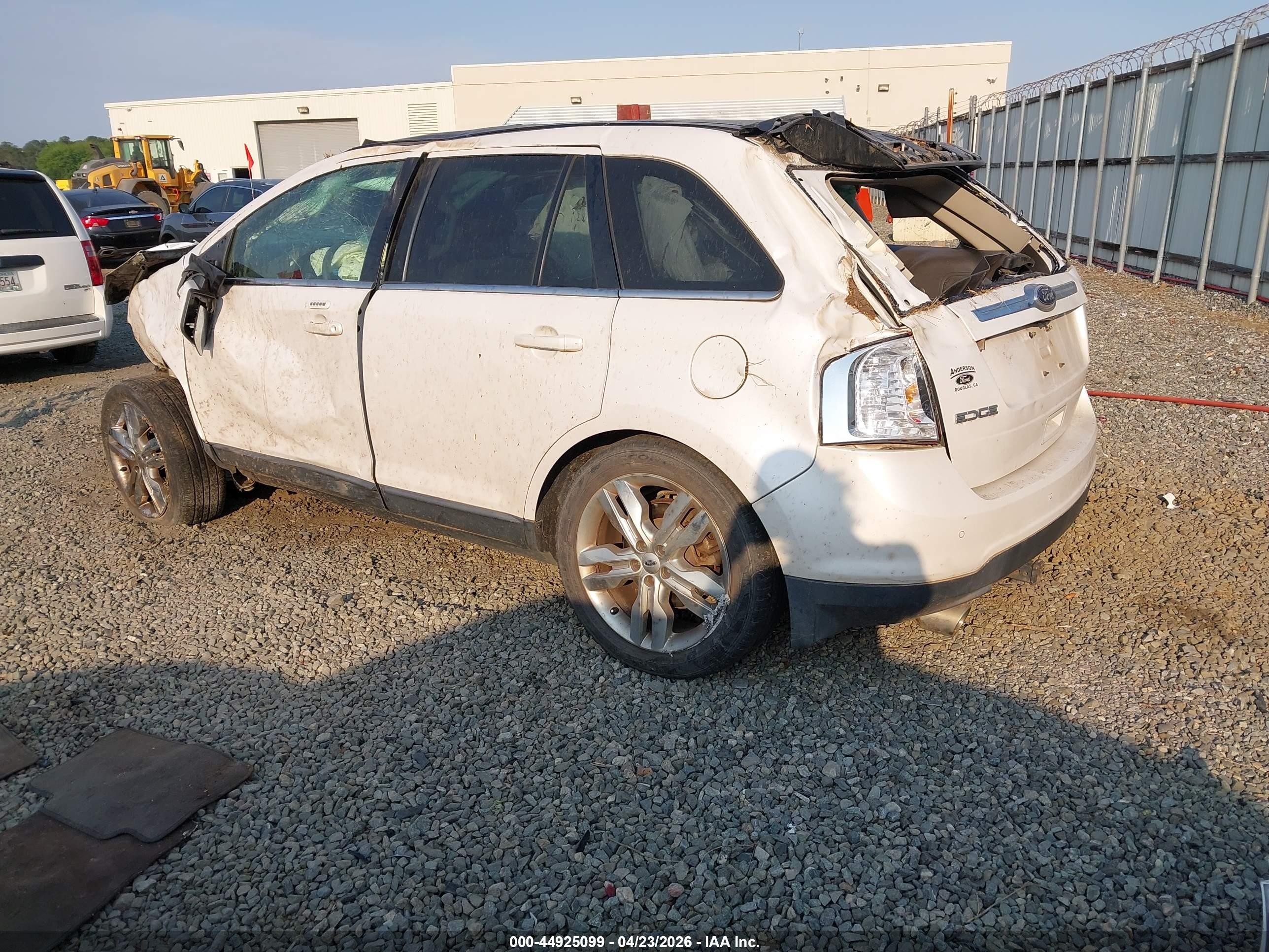 2014 Ford Edge Limited White vin: 2FMDK3KC4EBA32519