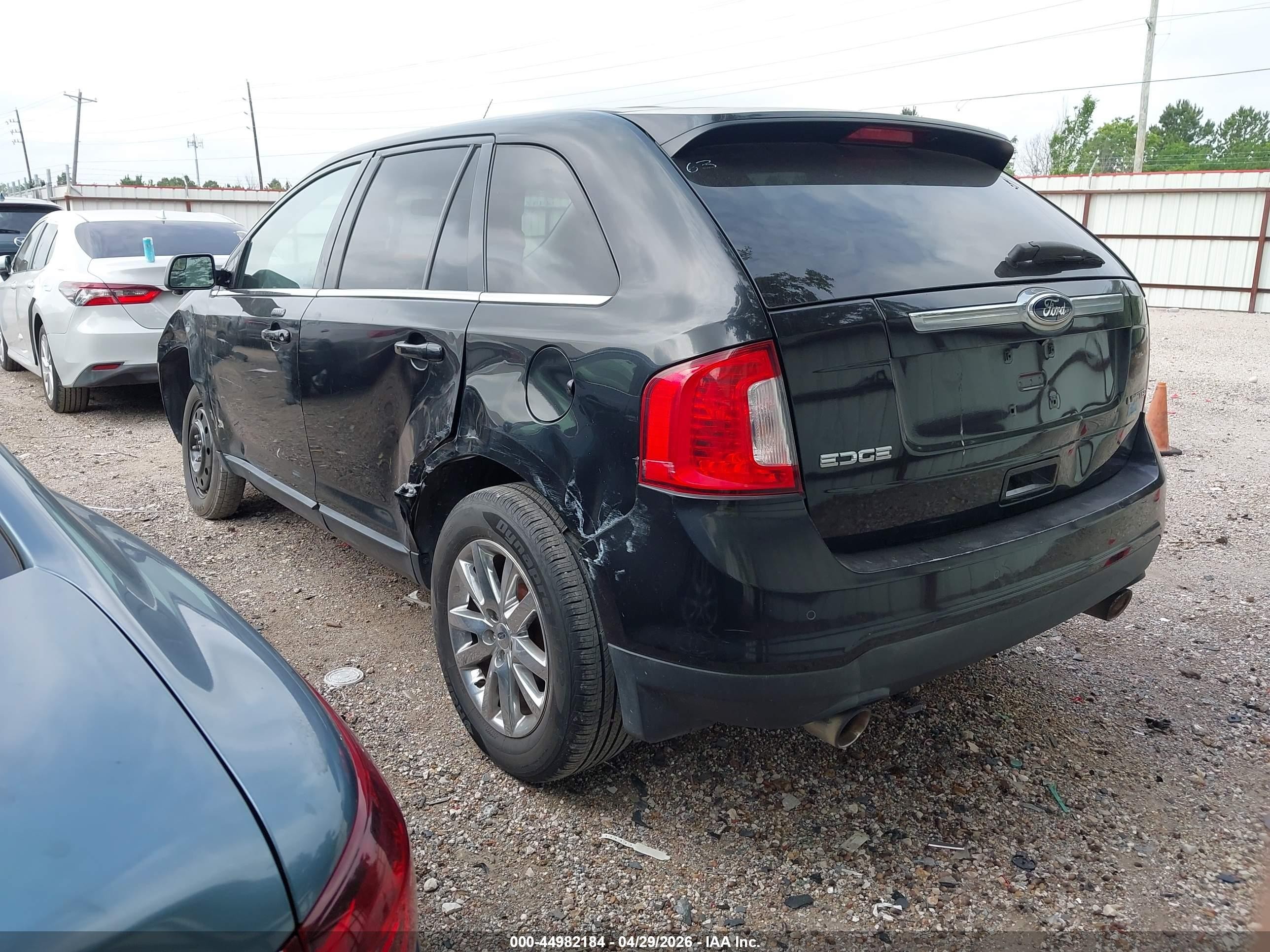 2014 Ford Edge Limited Black vin: 2FMDK3KC4EBA41852