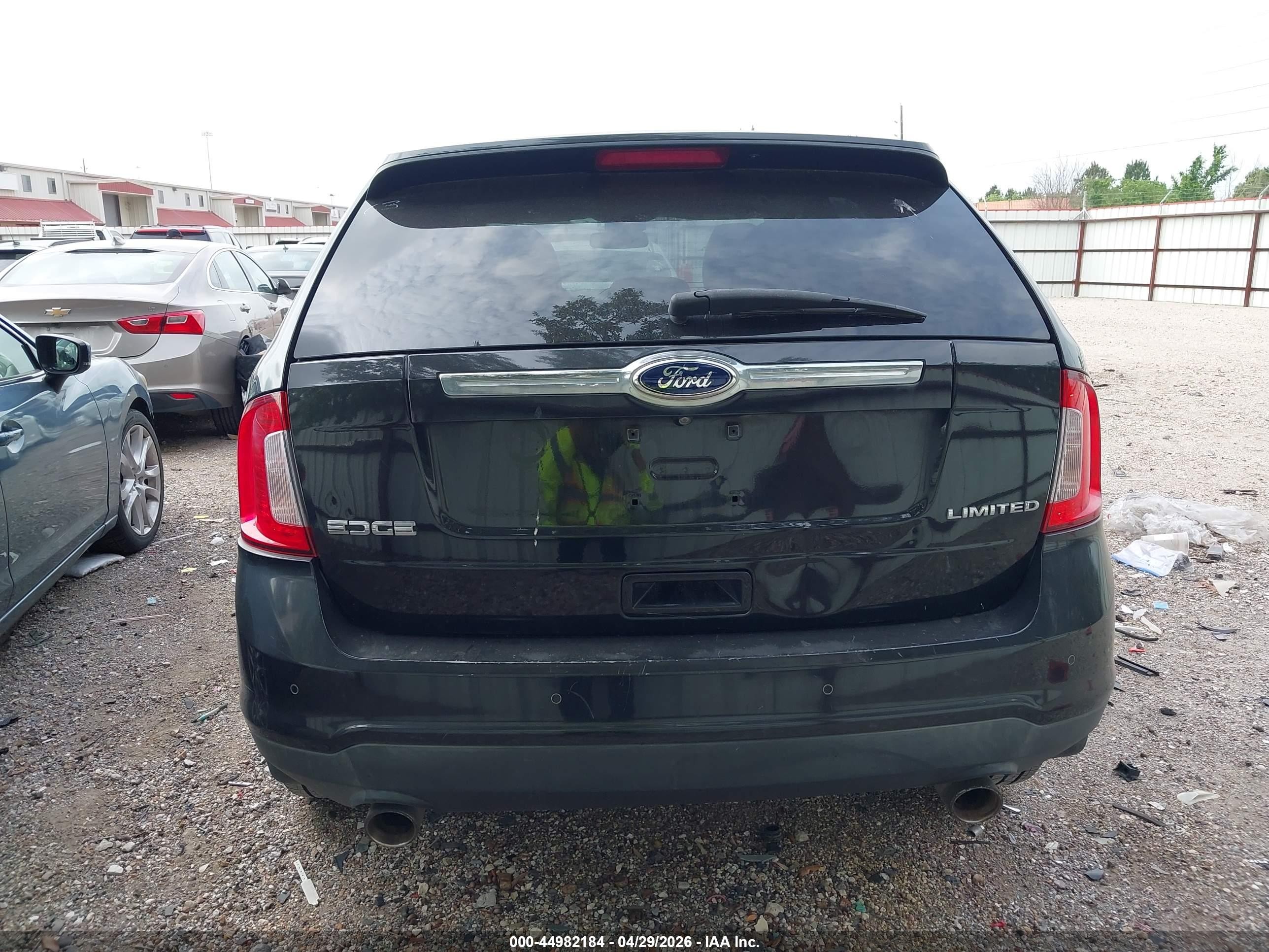 2014 Ford Edge Limited Black vin: 2FMDK3KC4EBA41852