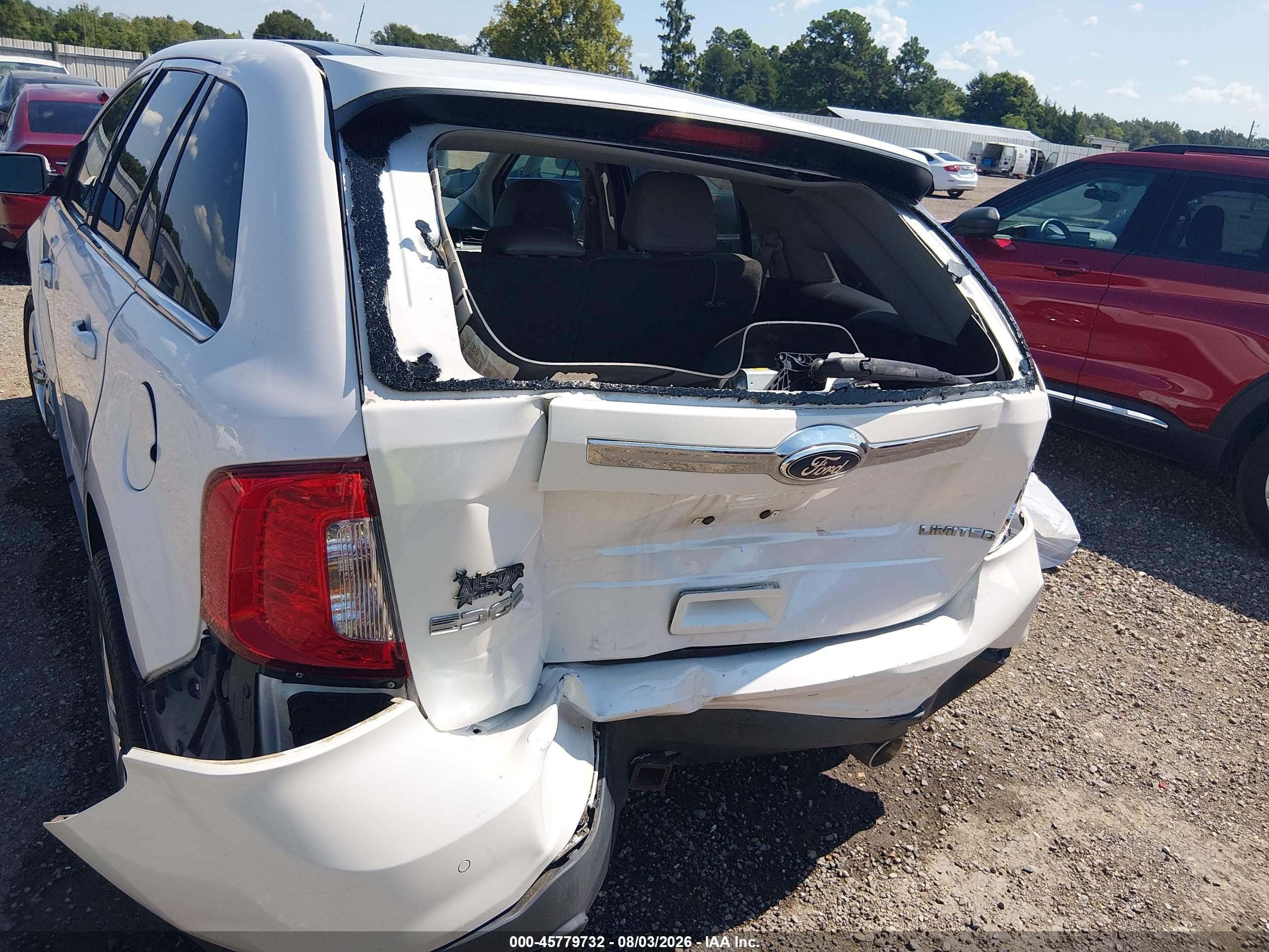 2014 Ford Edge Limited Белый vin: 2FMDK3KC4EBB72604