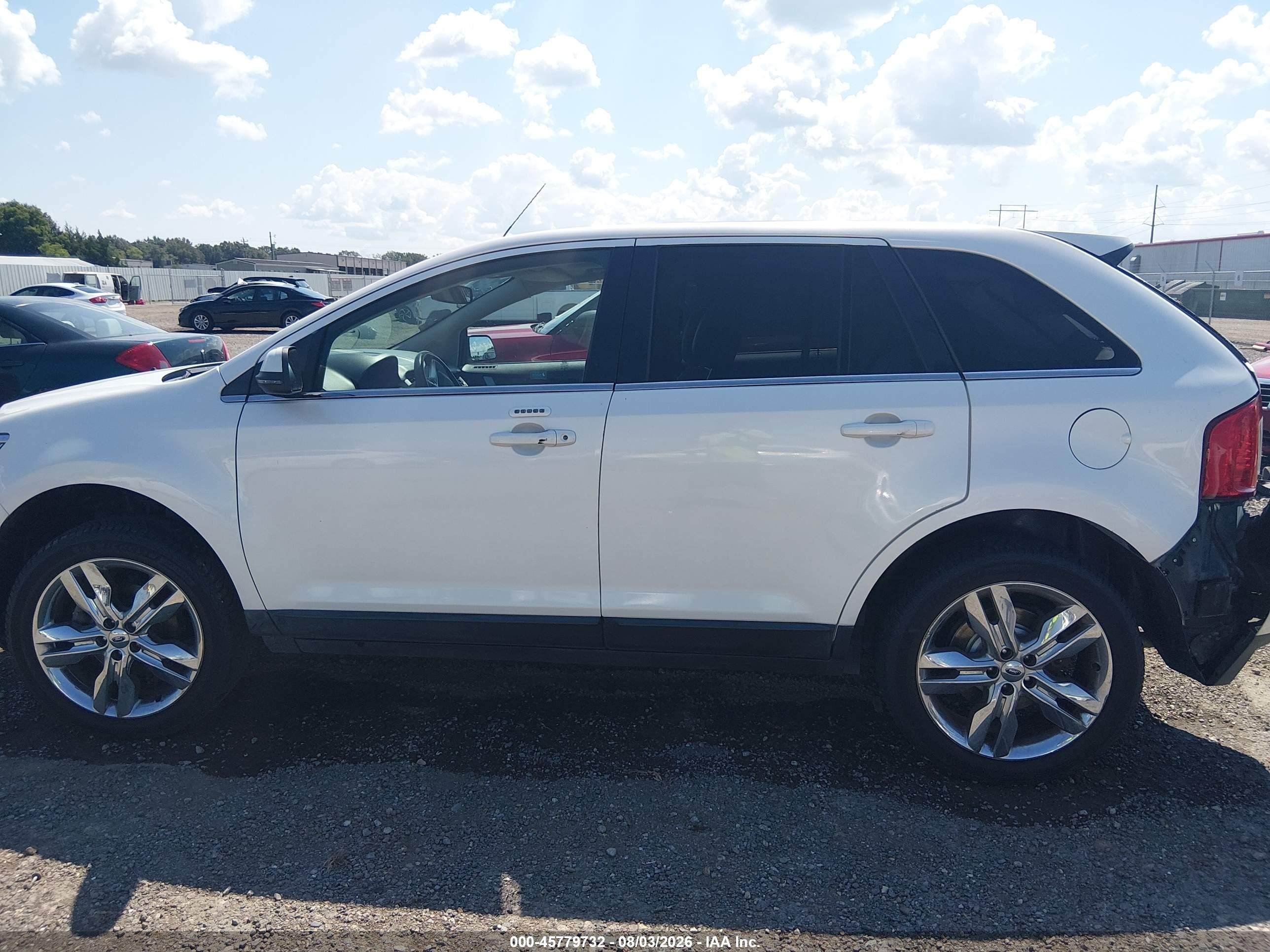 2014 Ford Edge Limited Белый vin: 2FMDK3KC4EBB72604