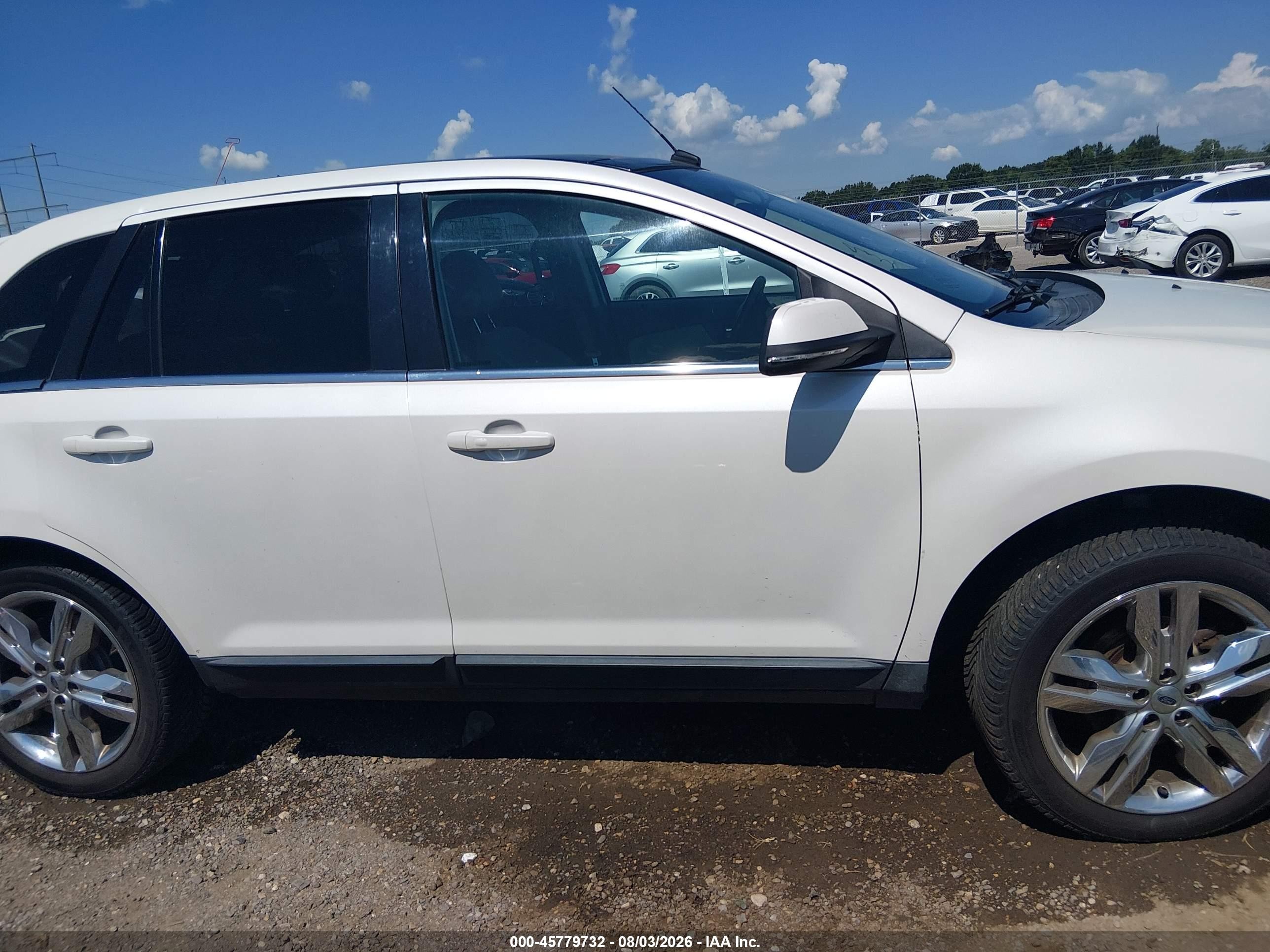 2014 Ford Edge Limited Белый vin: 2FMDK3KC4EBB72604