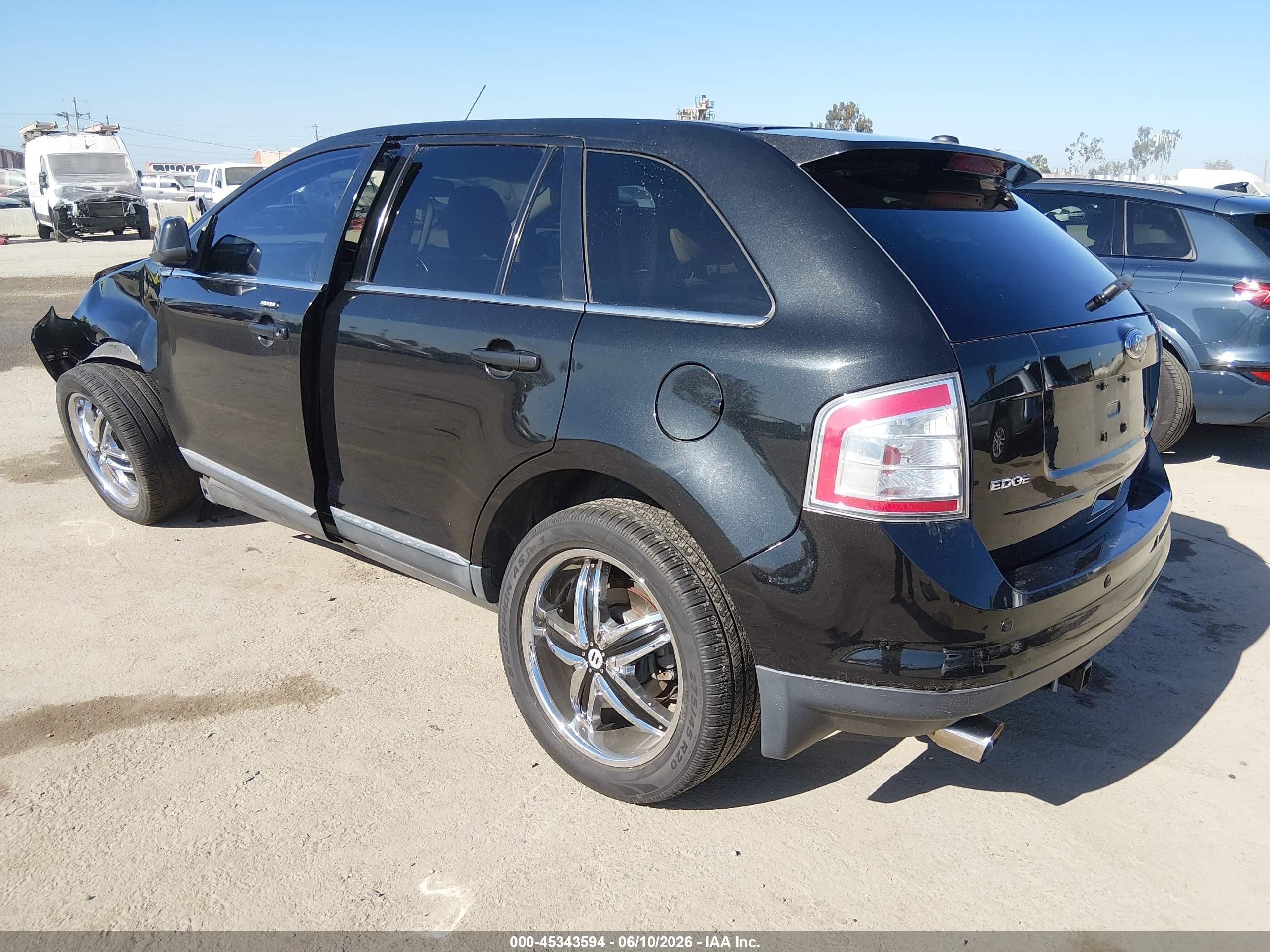 2010 Ford Edge Limited Black vin: 2FMDK3KC5ABA08921