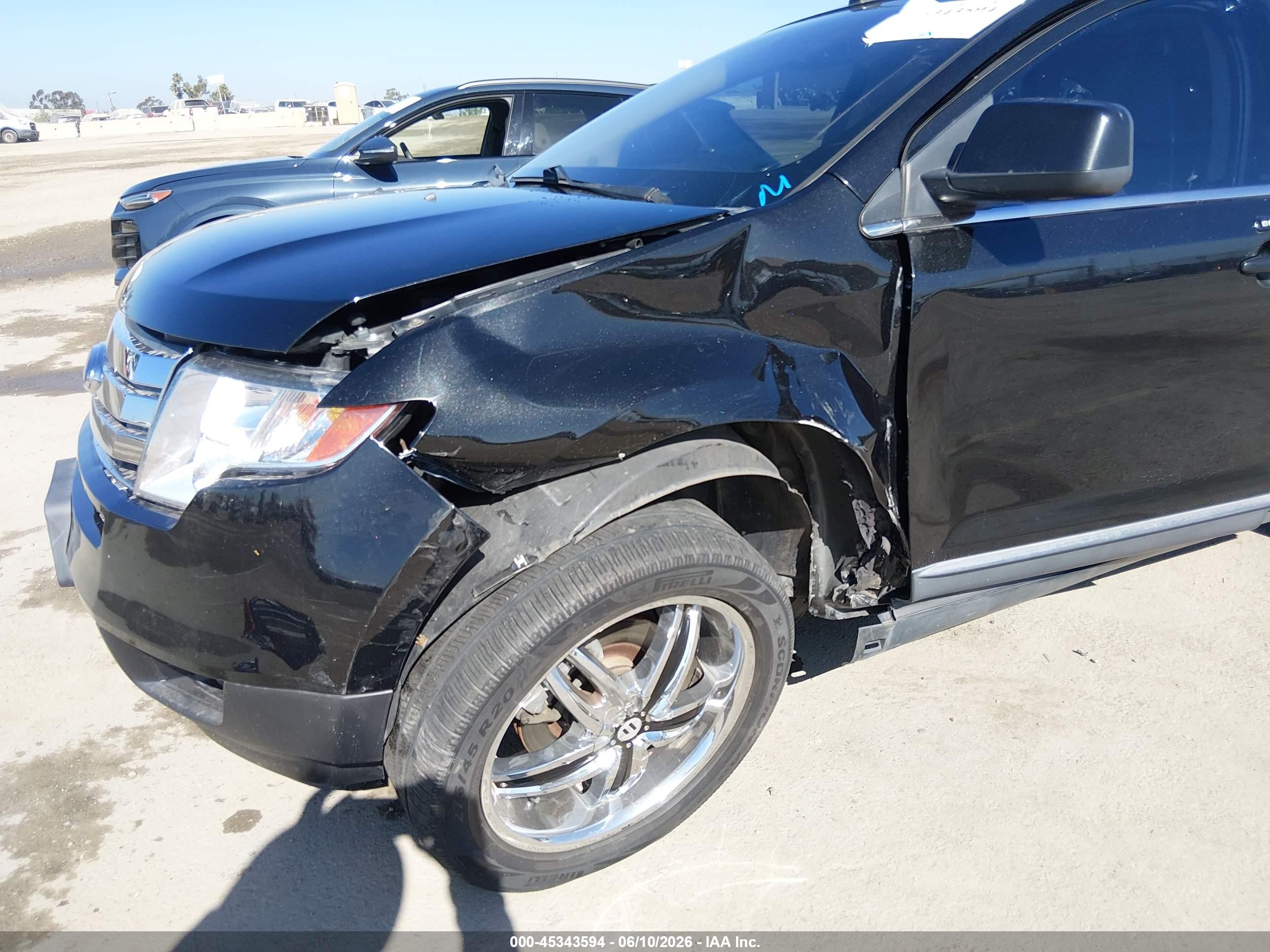 2010 Ford Edge Limited Black vin: 2FMDK3KC5ABA08921