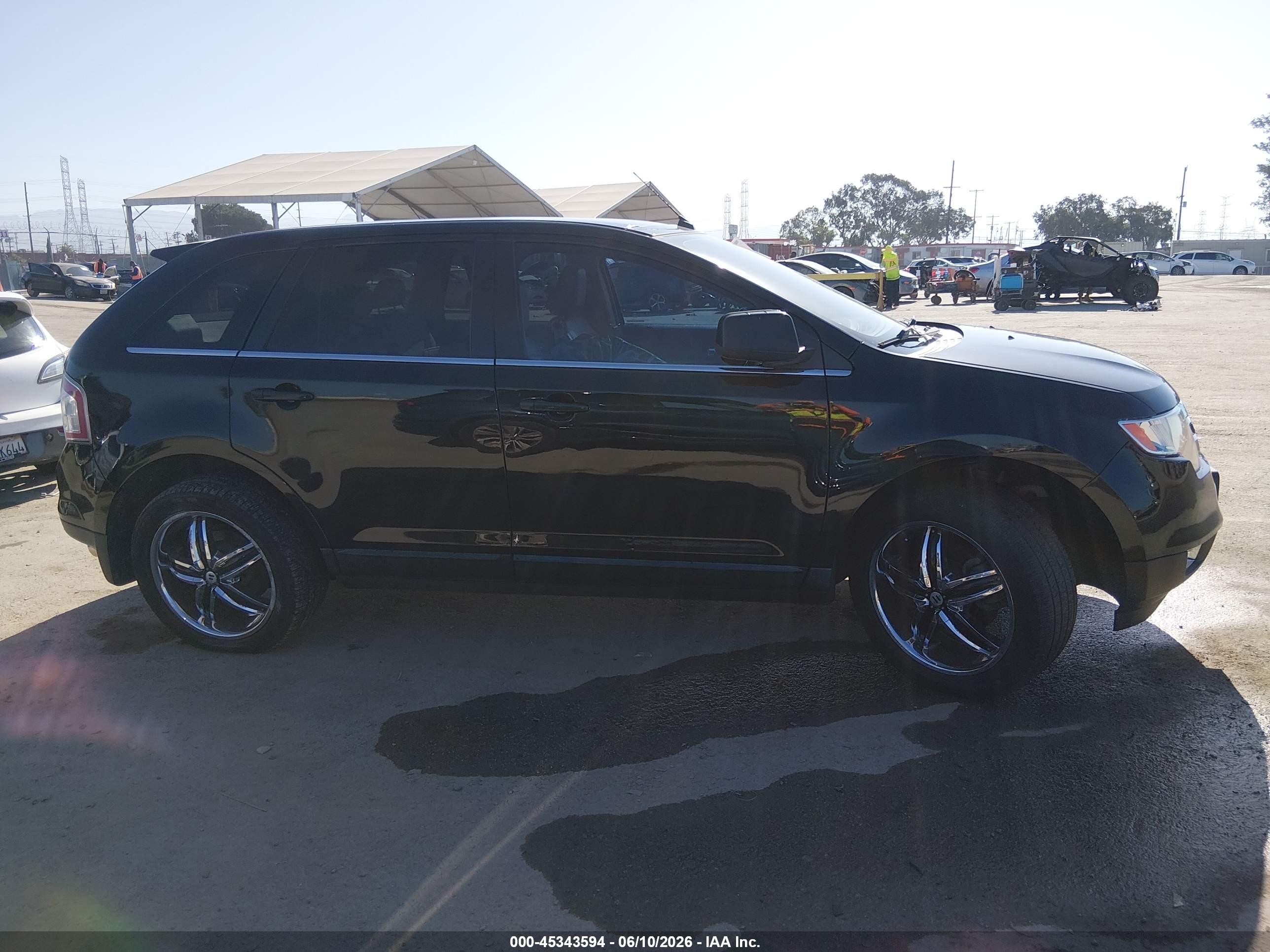 2010 Ford Edge Limited Black vin: 2FMDK3KC5ABA08921