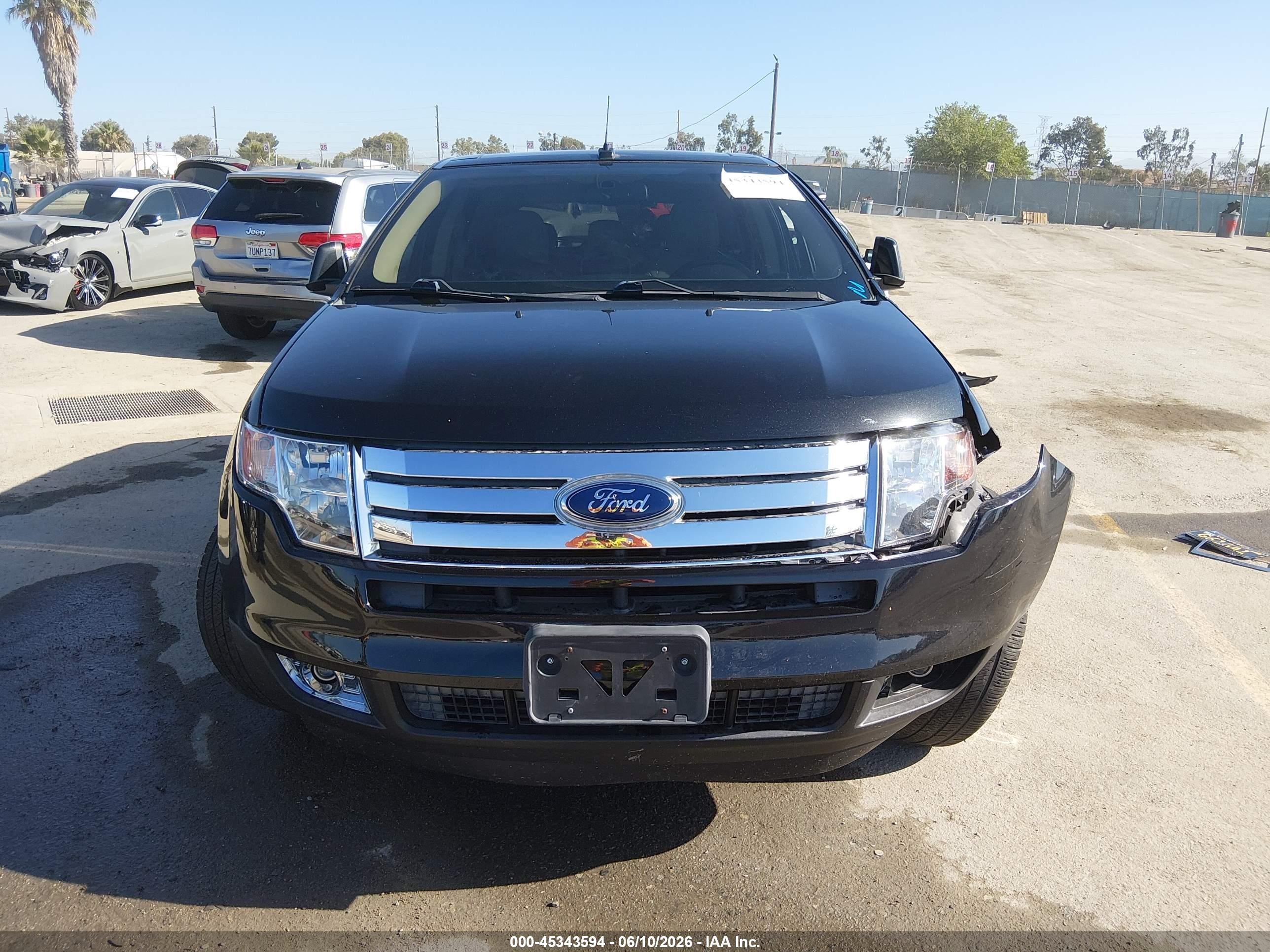 2010 Ford Edge Limited Black vin: 2FMDK3KC5ABA08921