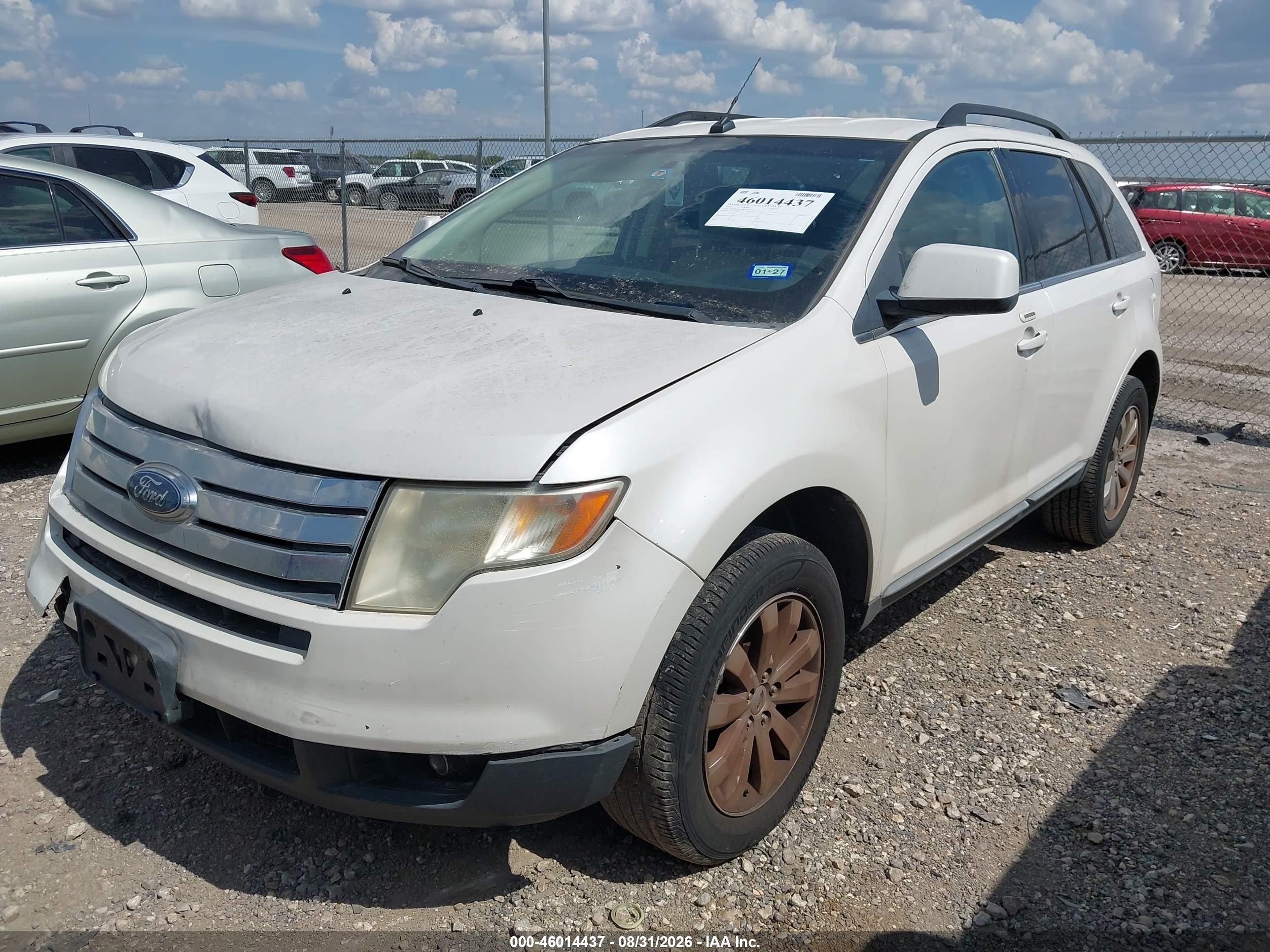 2010 Ford Edge Limited White vin: 2FMDK3KC5ABA73445