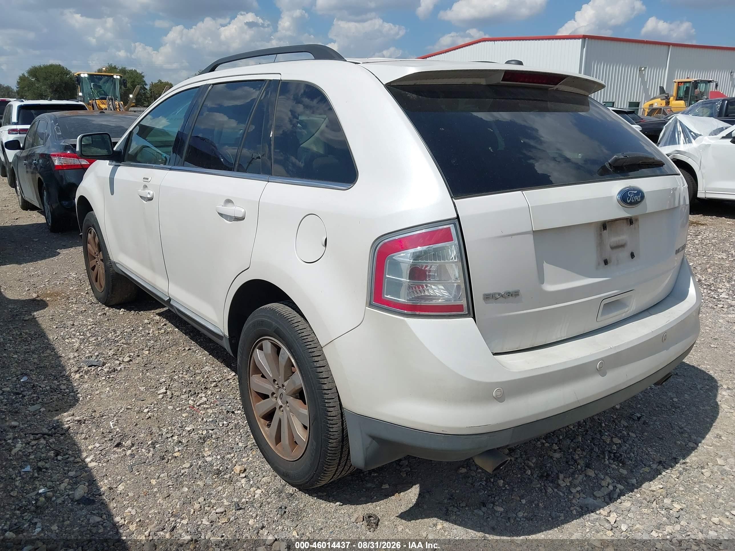 2010 Ford Edge Limited White vin: 2FMDK3KC5ABA73445