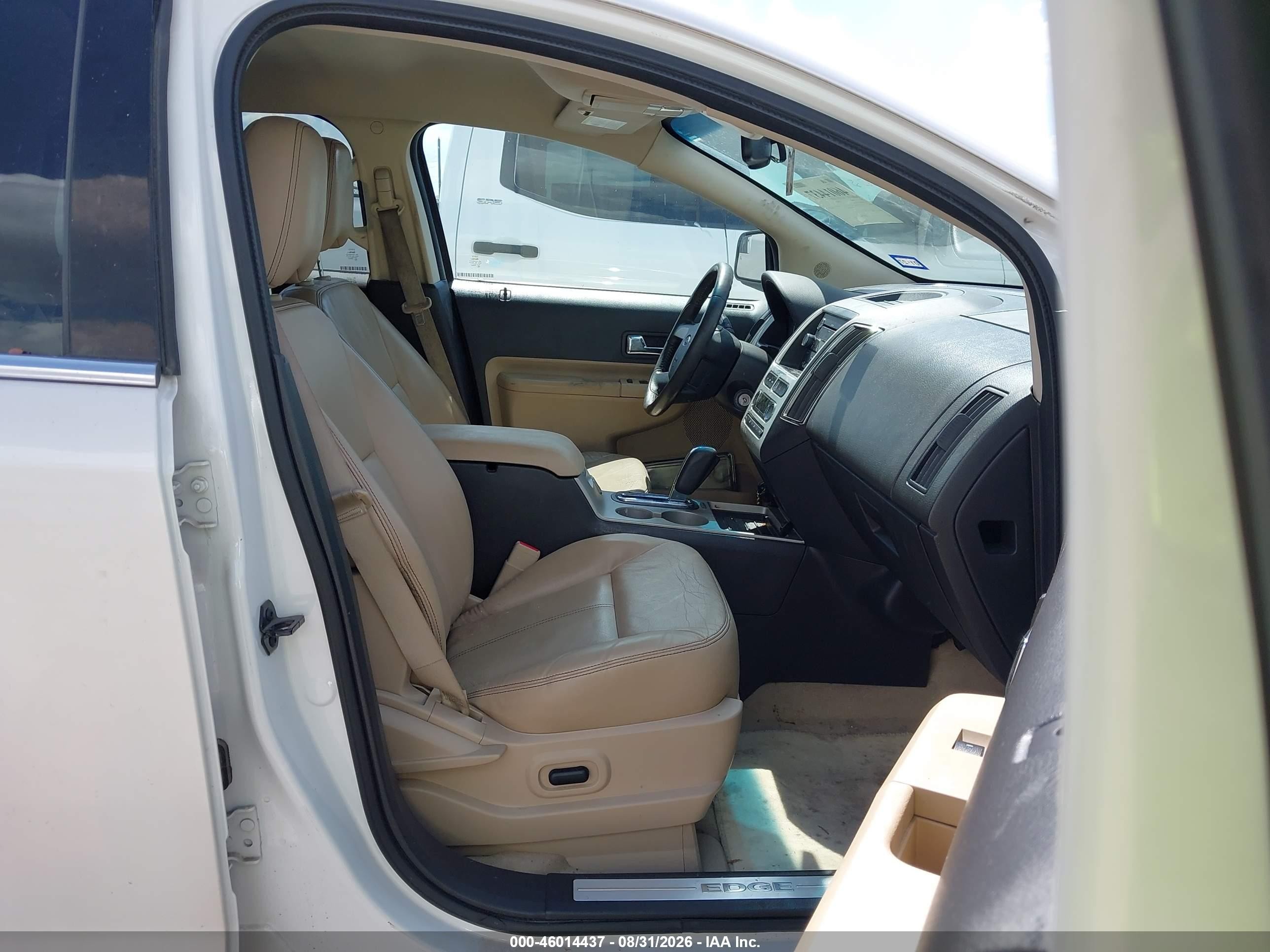 2010 Ford Edge Limited White vin: 2FMDK3KC5ABA73445