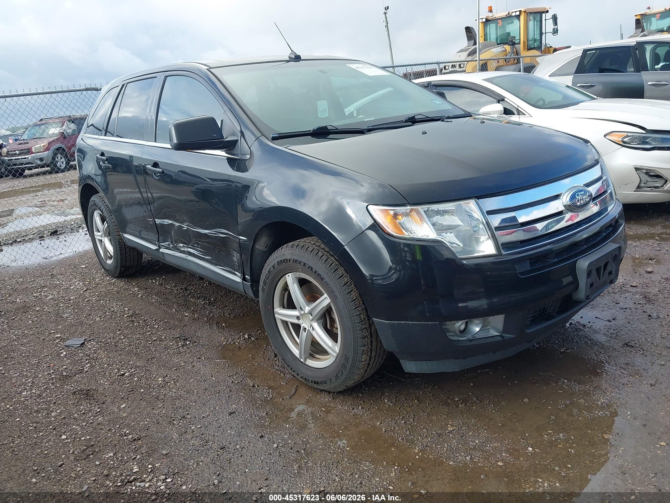 2010 Ford Edge Limited Черный vin: 2FMDK3KC5ABA84011