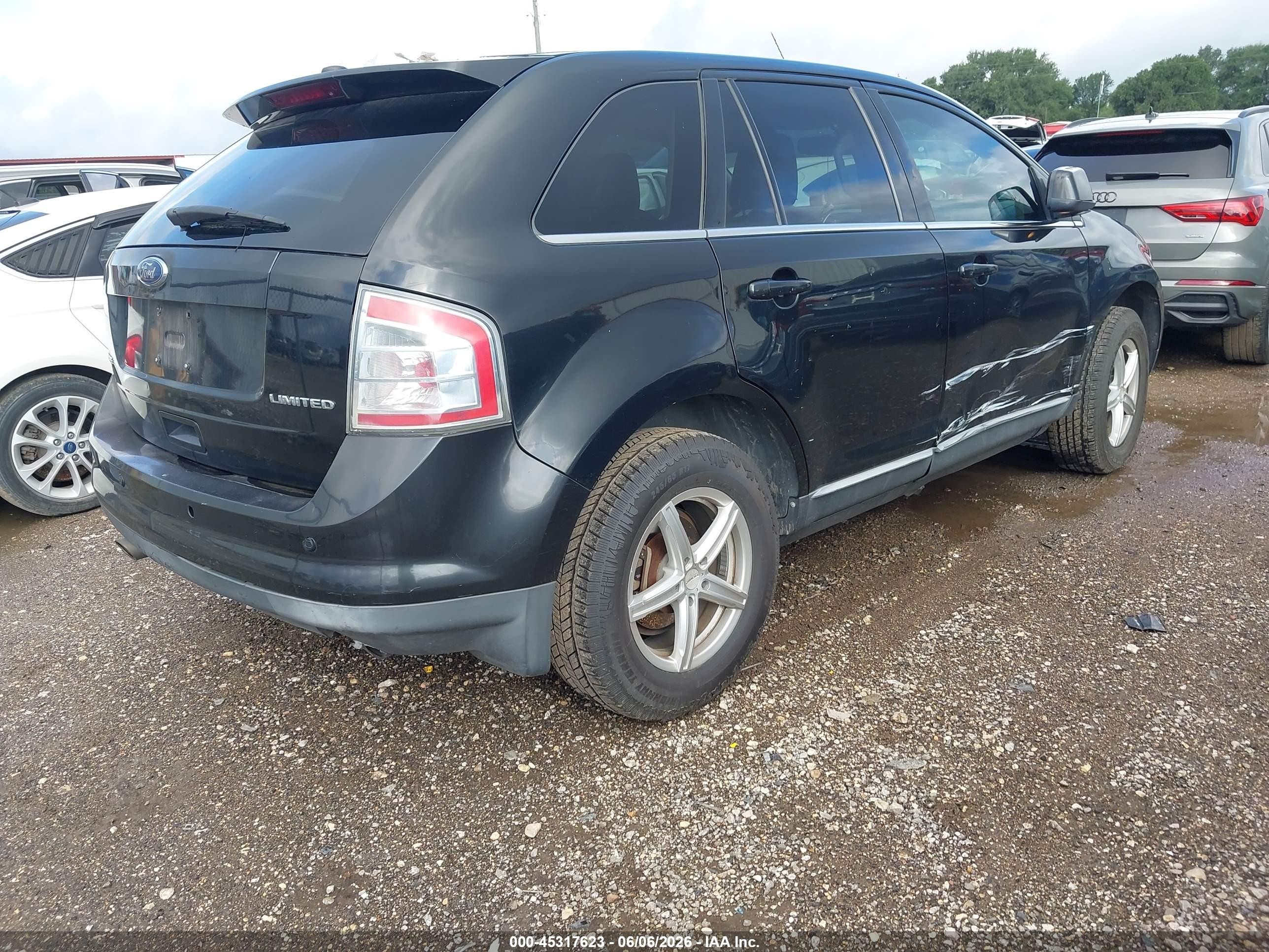 2010 Ford Edge Limited Черный vin: 2FMDK3KC5ABA84011