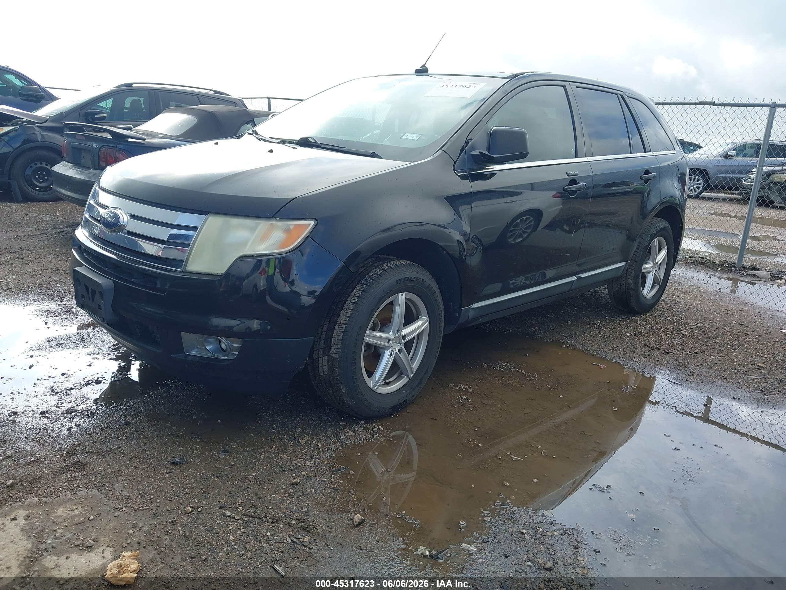 2010 Ford Edge Limited Черный vin: 2FMDK3KC5ABA84011