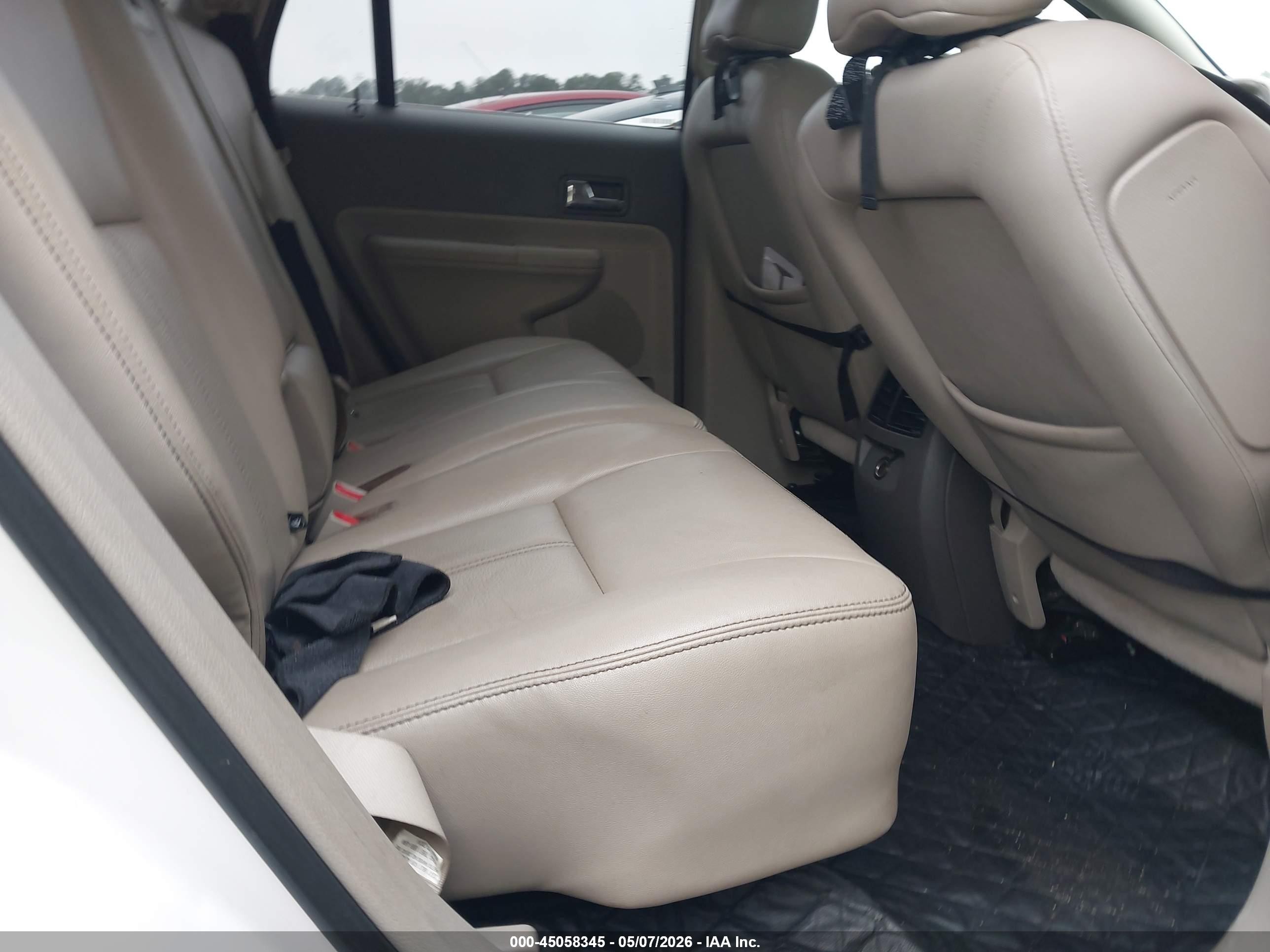 2010 Ford Edge Limited White vin: 2FMDK3KC5ABB38116