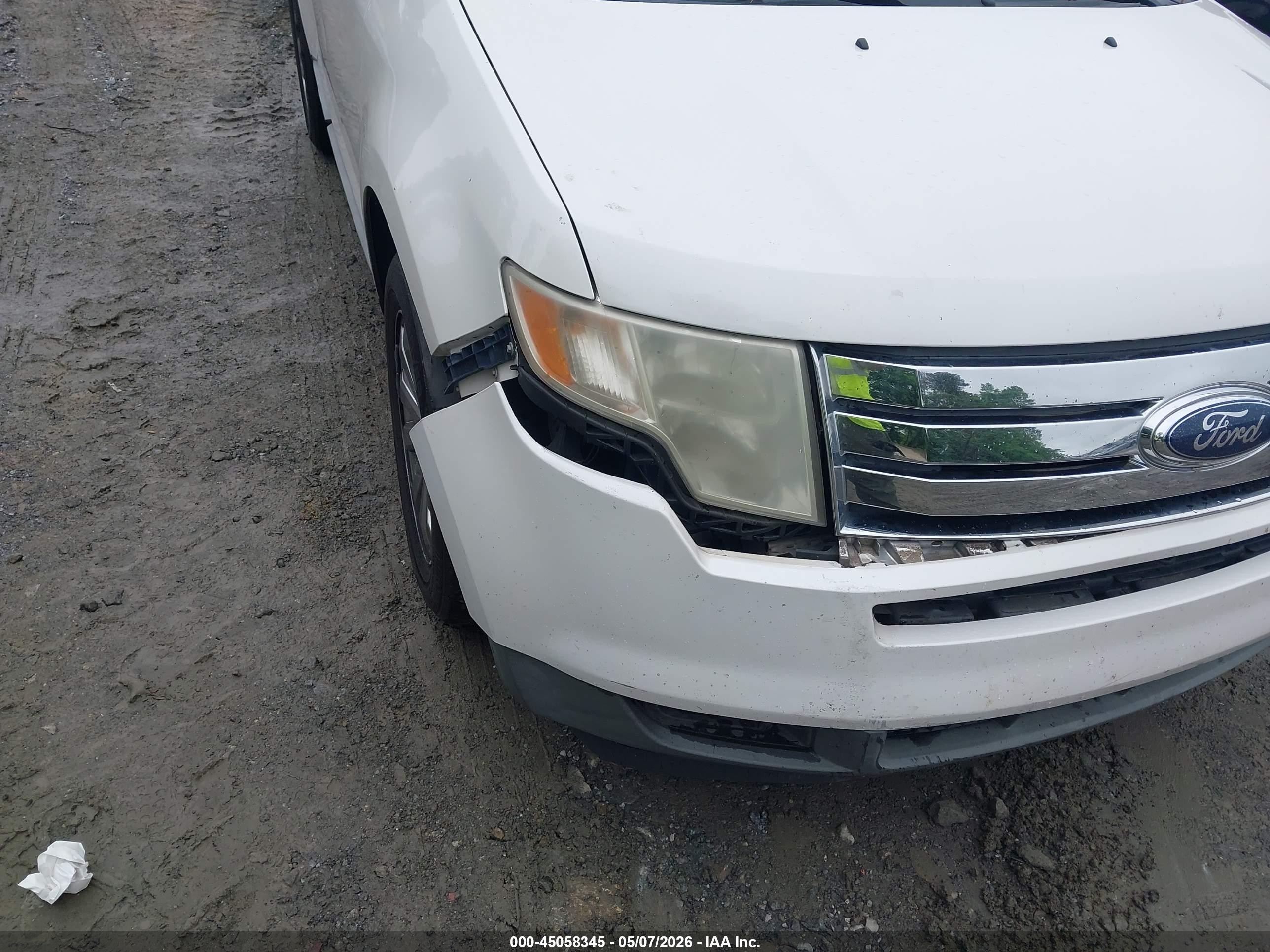2010 Ford Edge Limited White vin: 2FMDK3KC5ABB38116