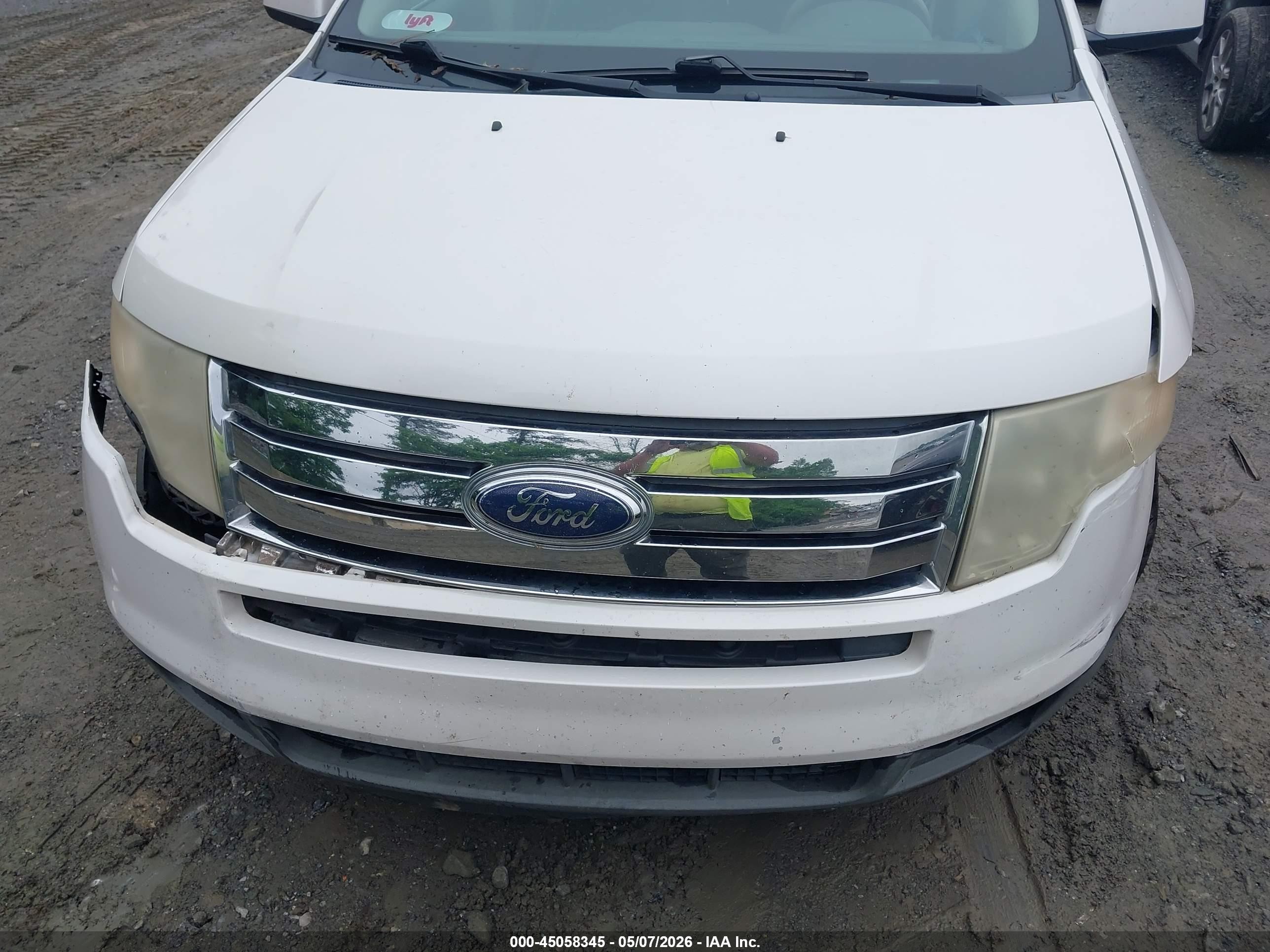 2010 Ford Edge Limited White vin: 2FMDK3KC5ABB38116
