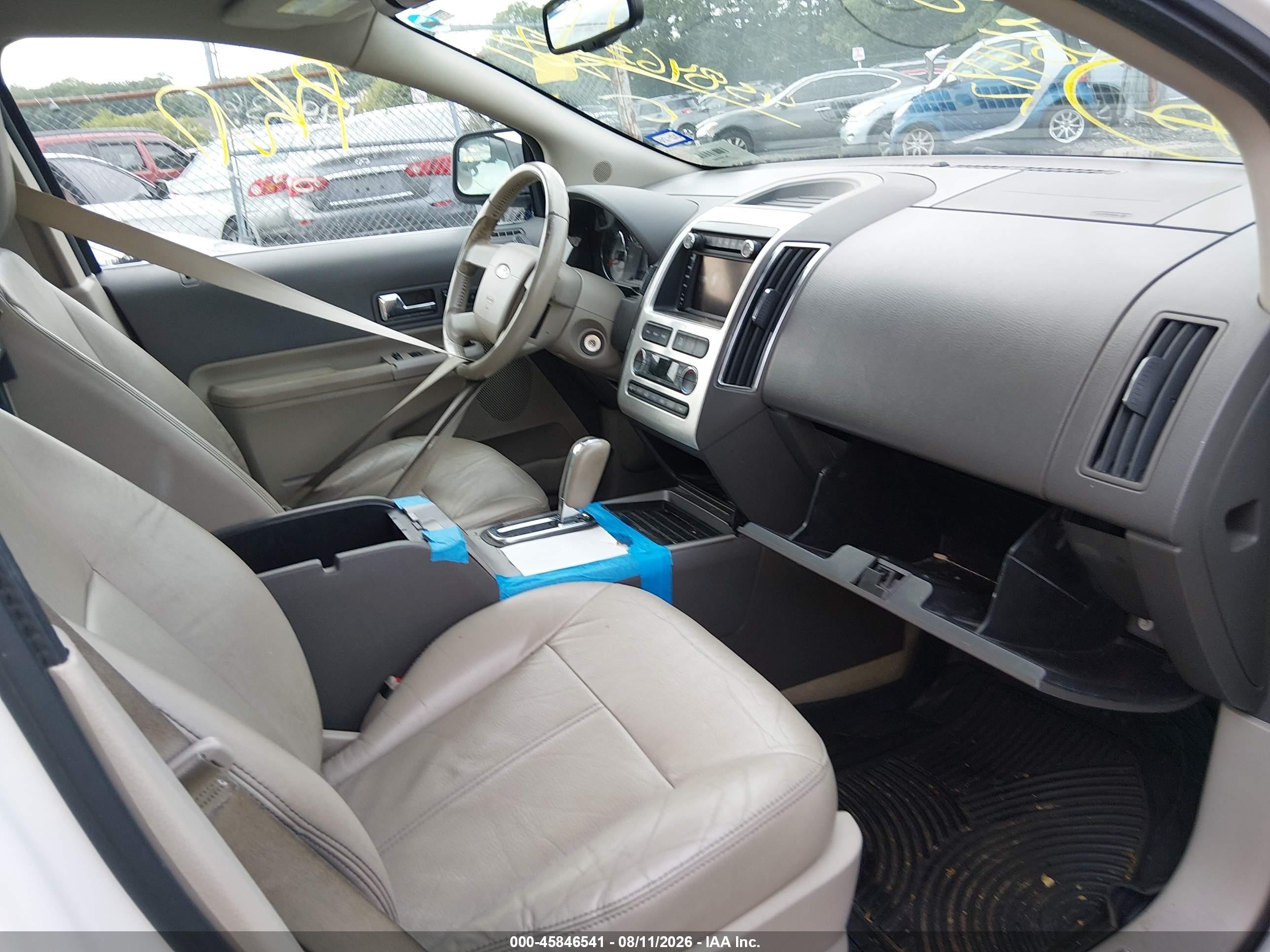 2010 Ford Edge Limited White vin: 2FMDK3KC5ABB39492