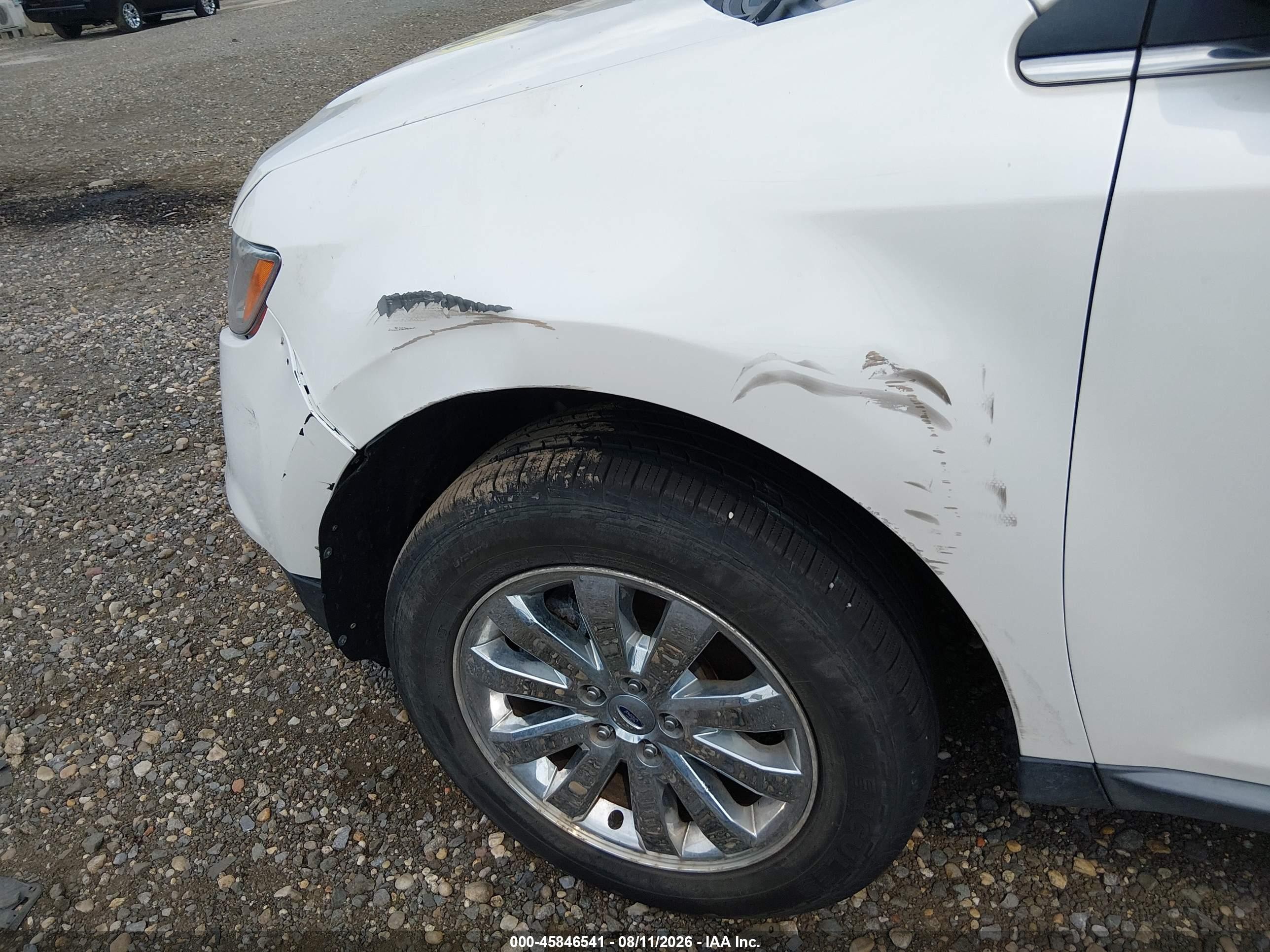 2010 Ford Edge Limited White vin: 2FMDK3KC5ABB39492