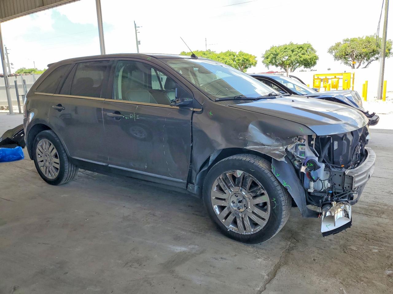 2010 Ford Edge Limited Gray vin: 2FMDK3KC5ABB62643