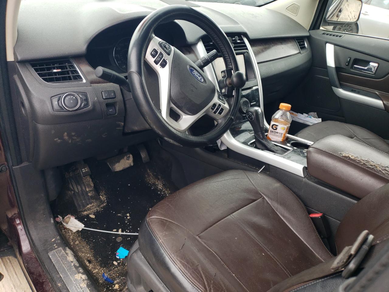 2011 Ford Edge Limited Бордовый vin: 2FMDK3KC5BBA04997
