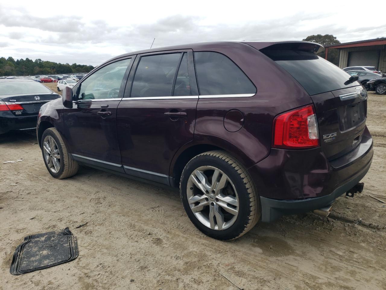 2011 Ford Edge Limited Бордовый vin: 2FMDK3KC5BBA04997