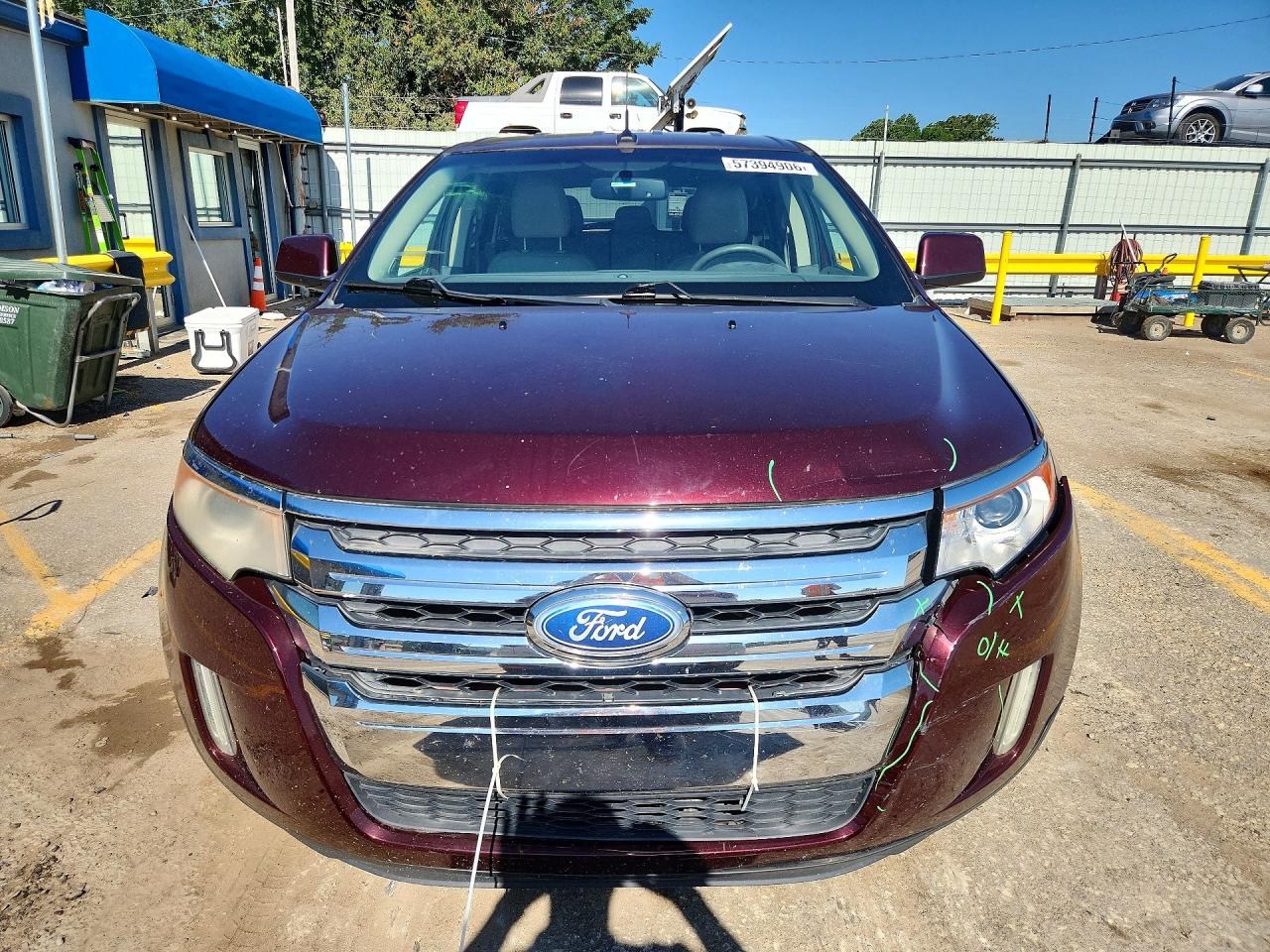 2011 Ford Edge Limited Burgundy vin: 2FMDK3KC5BBA12761