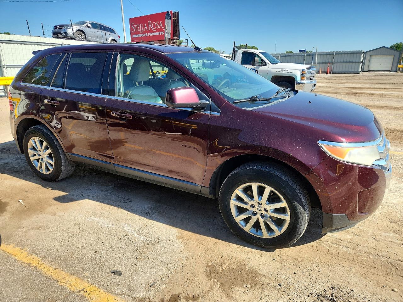 2011 Ford Edge Limited Burgundy vin: 2FMDK3KC5BBA12761