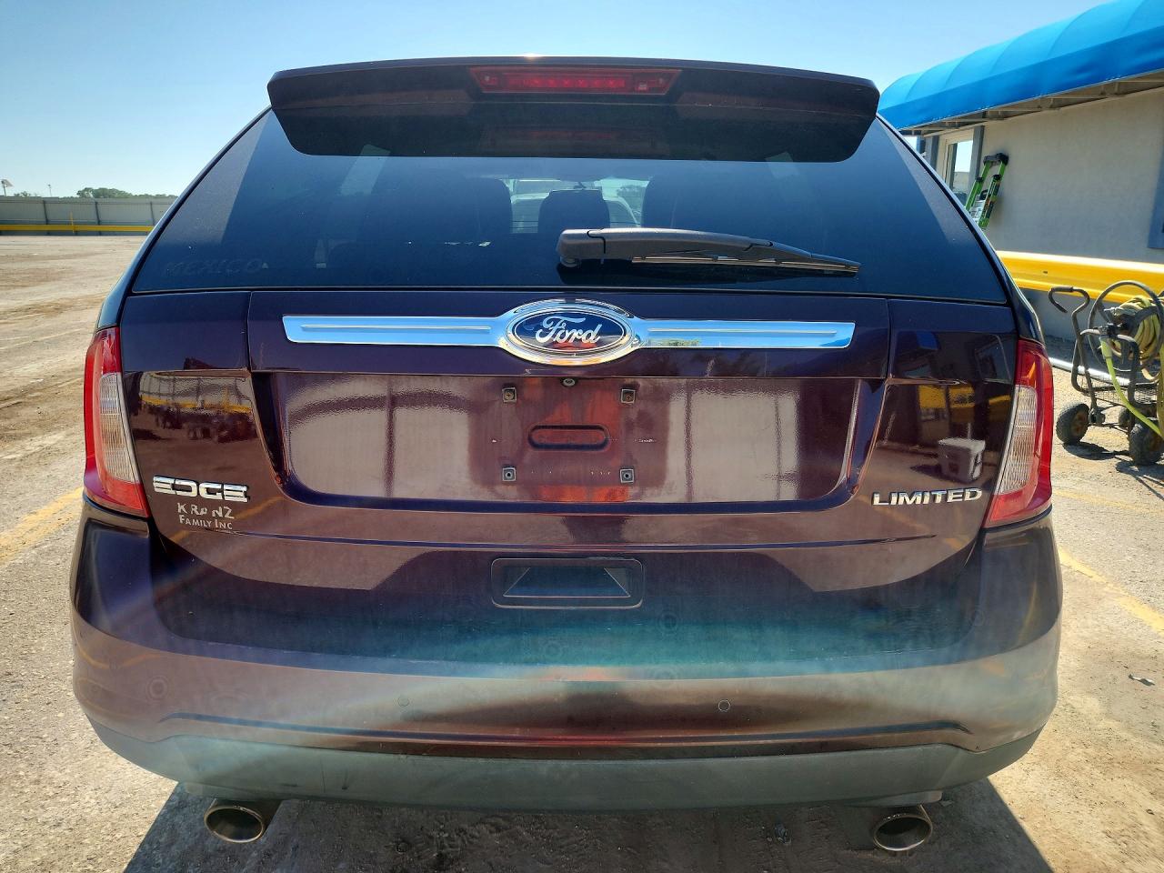 2011 Ford Edge Limited Burgundy vin: 2FMDK3KC5BBA12761