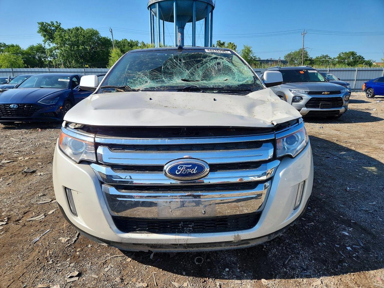 2011 Ford Edge Limited Белый vin: 2FMDK3KC5BBA15305