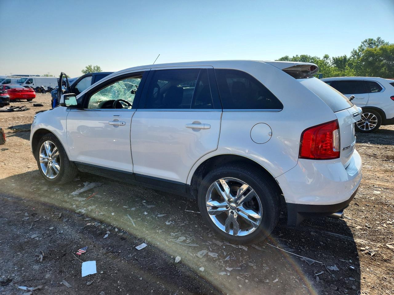 2011 Ford Edge Limited Белый vin: 2FMDK3KC5BBA15305
