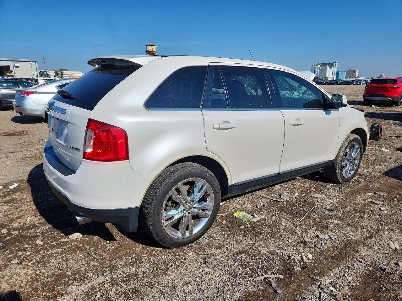 2011 Ford Edge Limited Белый vin: 2FMDK3KC5BBA15305