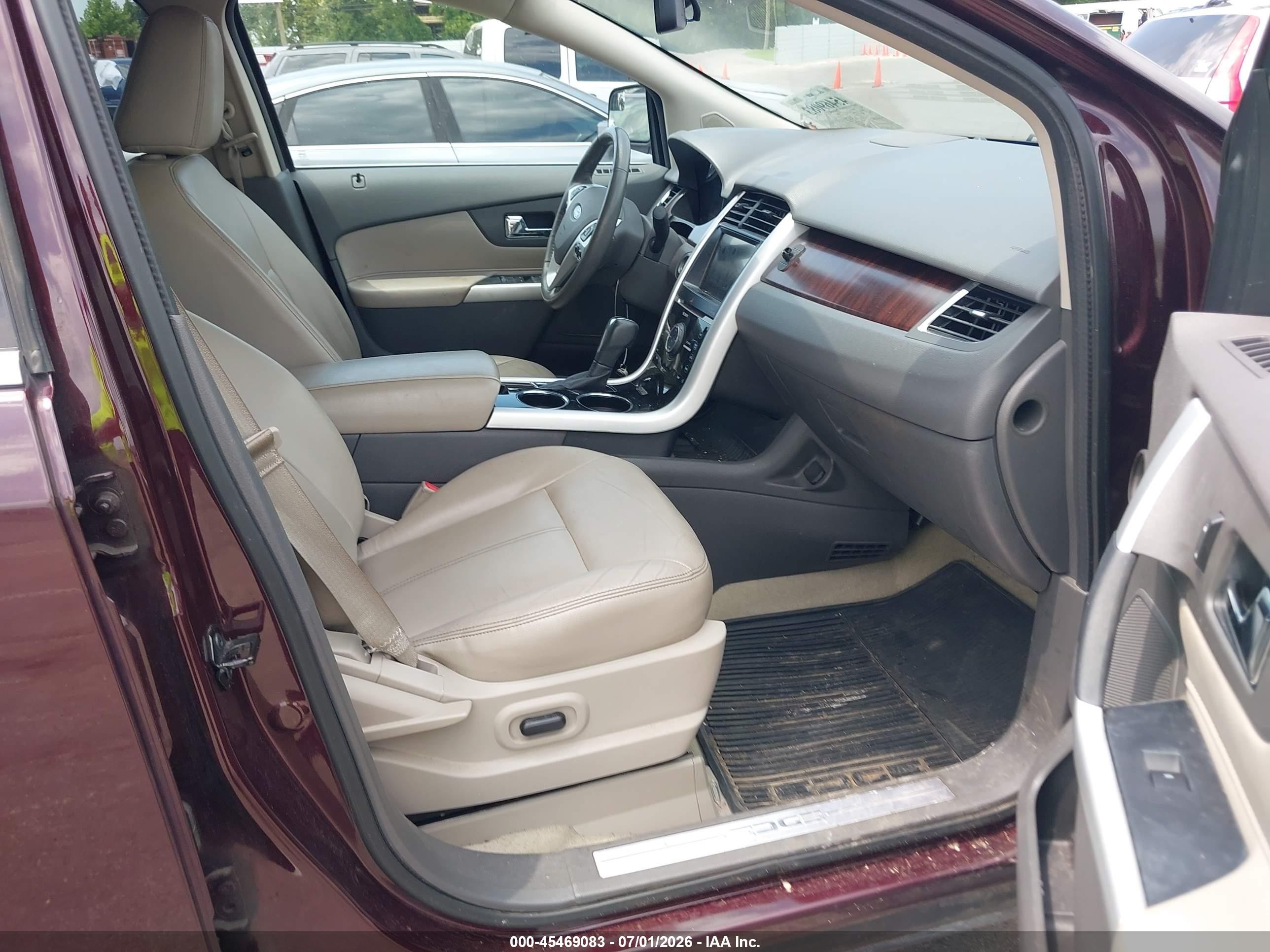 2011 Ford Edge Limited Темно-бордовый vin: 2FMDK3KC5BBA52418